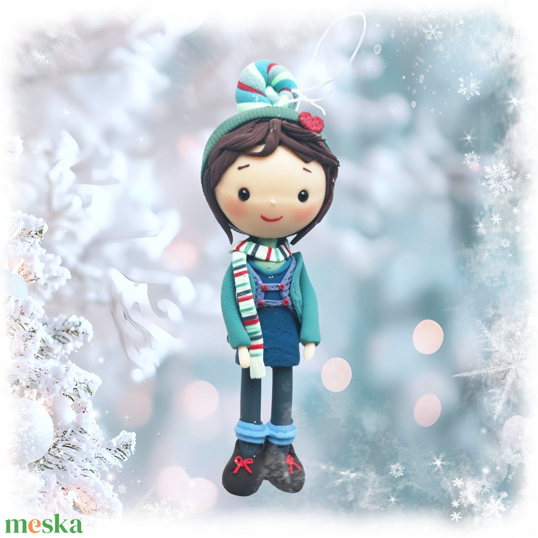 Manó dísz (felakasztható) - karácsony - karácsonyi lakásdekoráció - karácsonyfadíszek - Meska.hu