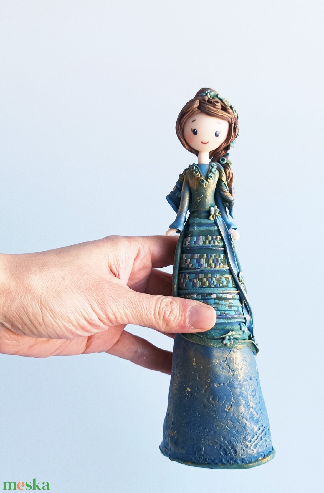 Hercegnő baba (22 cm magas) - otthon & életmód - dekoráció - dísztárgy - Meska.hu