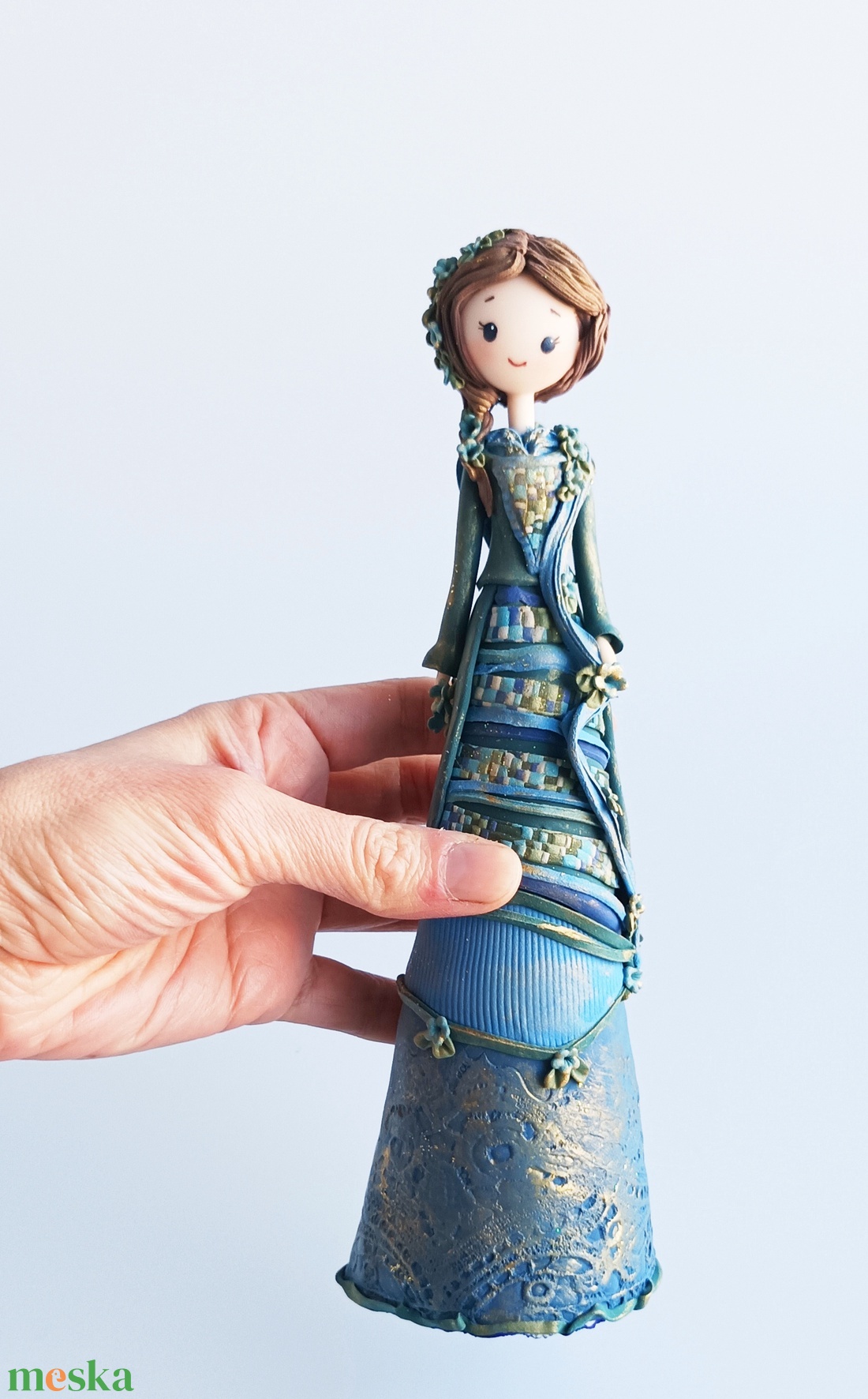 Hercegnő baba (23 cm magas) - otthon & életmód - dekoráció - dísztárgy - Meska.hu