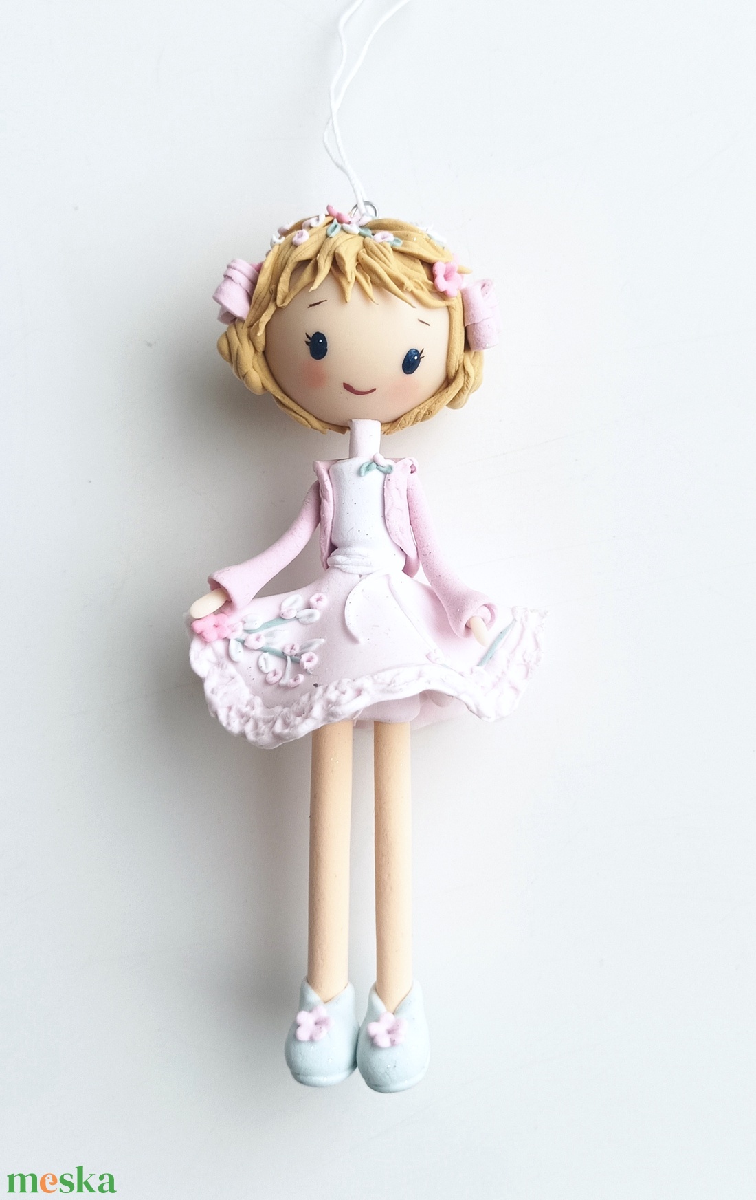 Kislány felakasztható (szőke) - otthon & életmód - dekoráció - manók - Meska.hu