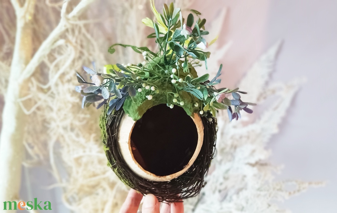 Madáretető gömb odú házikó - otthon & életmód - ház & kert - madáretető & itató - Meska.hu