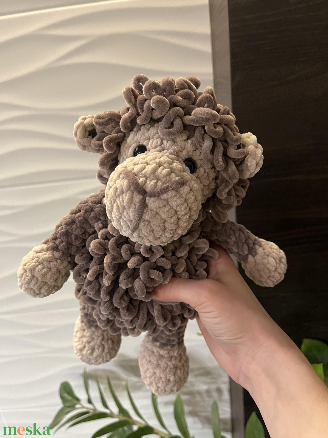 Horgolt bari - játék & sport - plüssállat & játékfigura - plüss bárány - Meska.hu