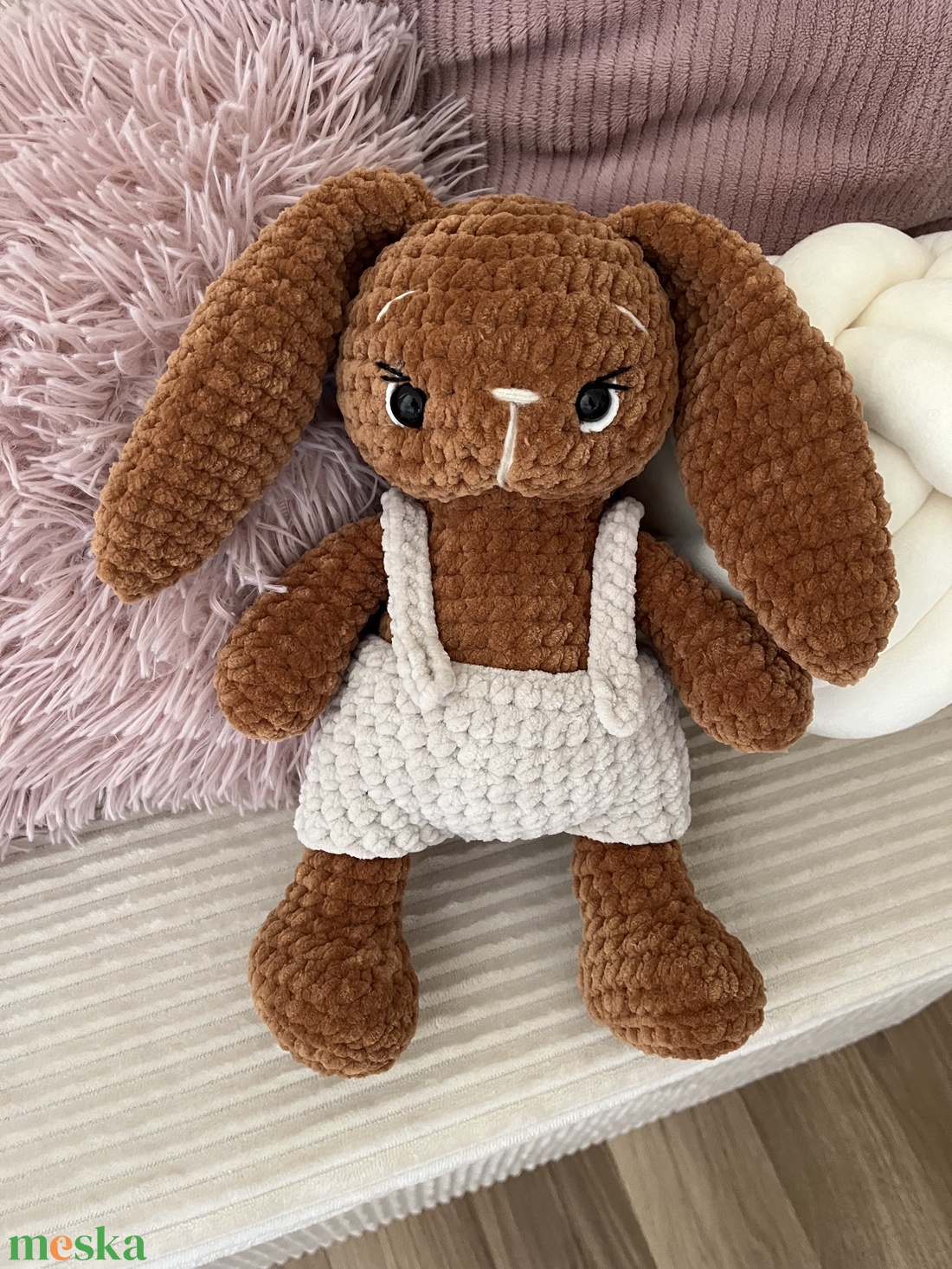 Kantáros nyuszi - játék & sport - plüssállat & játékfigura - nyuszi - Meska.hu