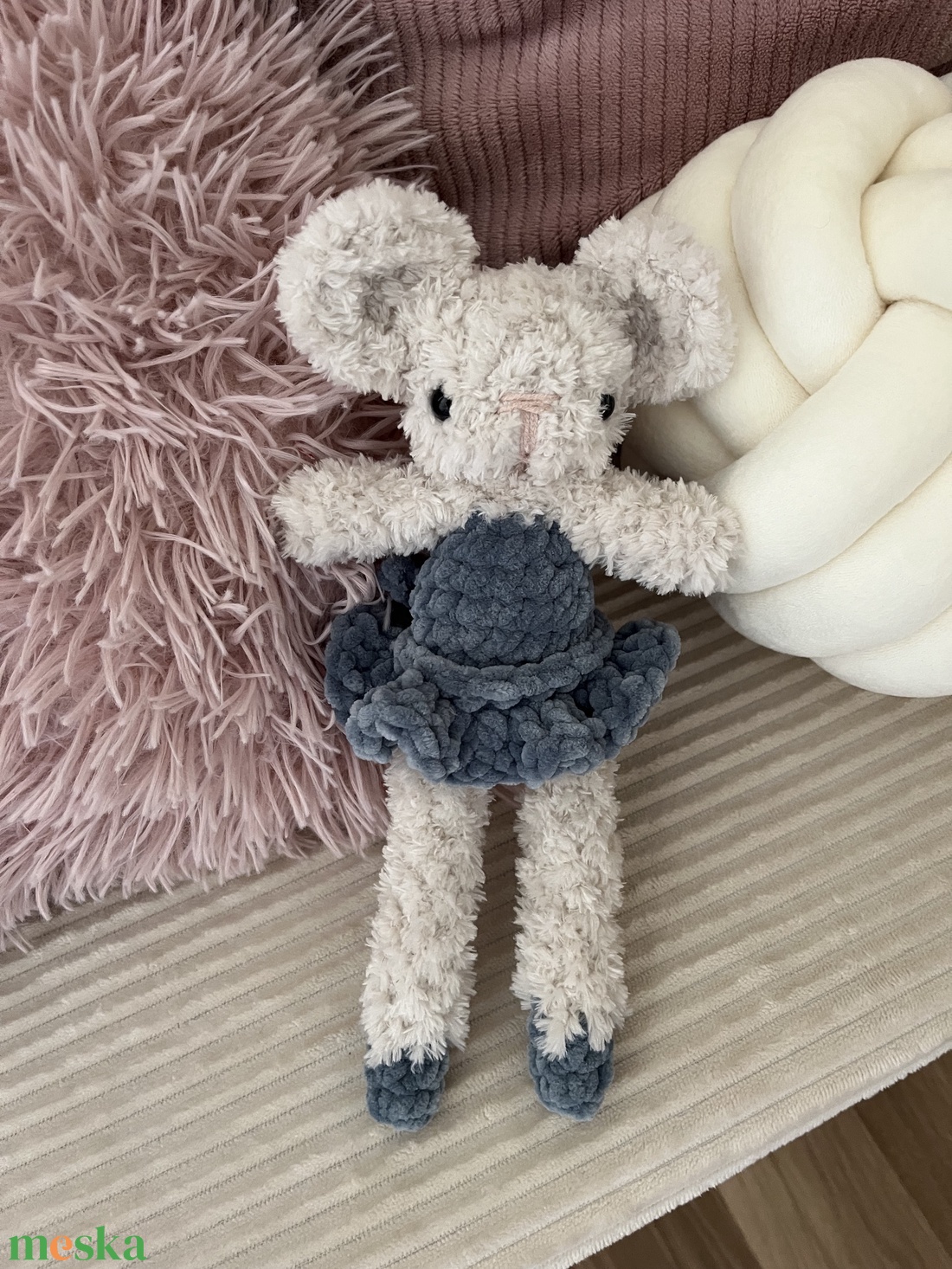 Balerina egérke  - játék & sport - plüssállat & játékfigura - egér - Meska.hu