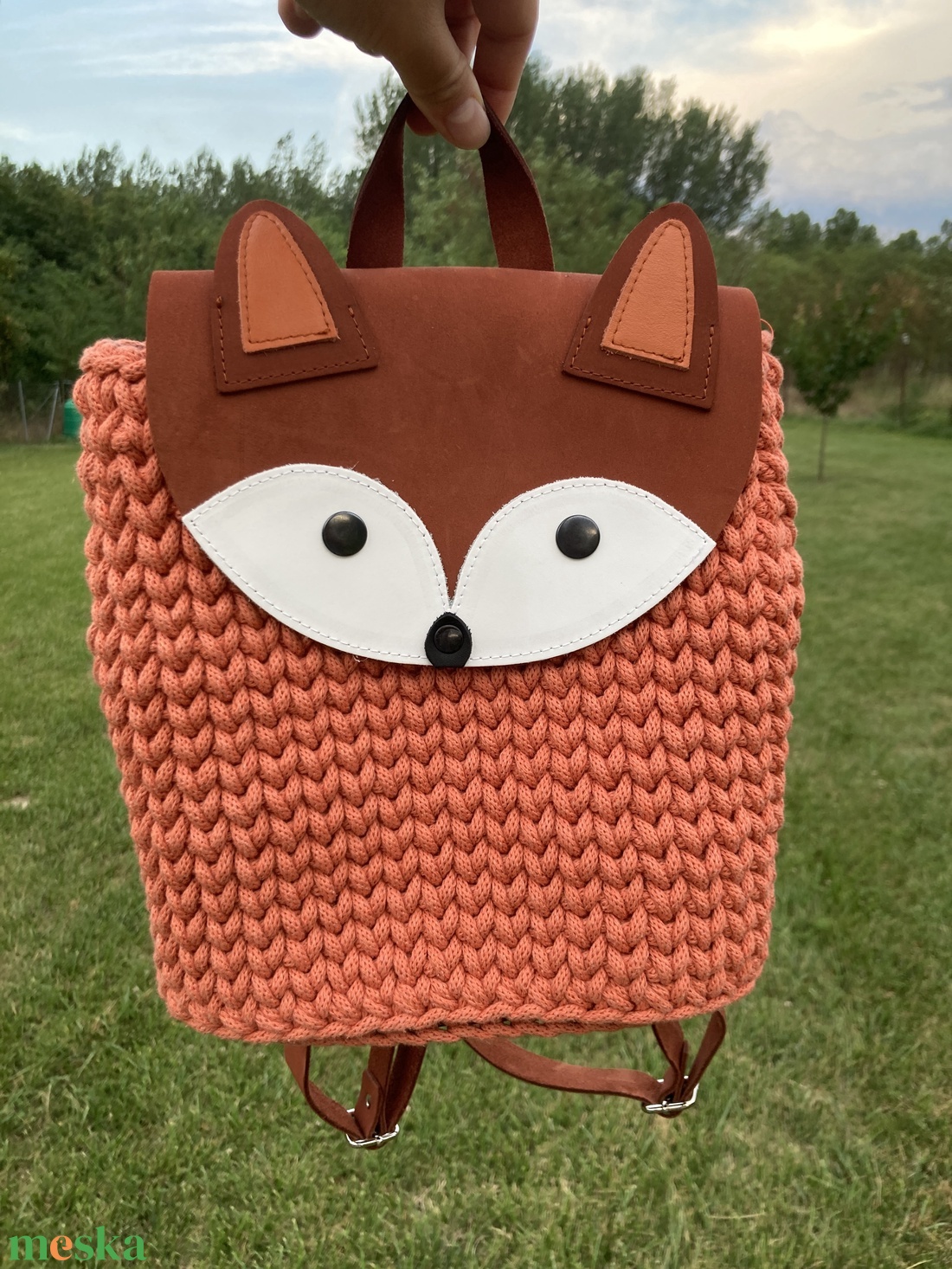 Rókás hátizsák - táska & tok - hátizsák - kishátizsák - Meska.hu