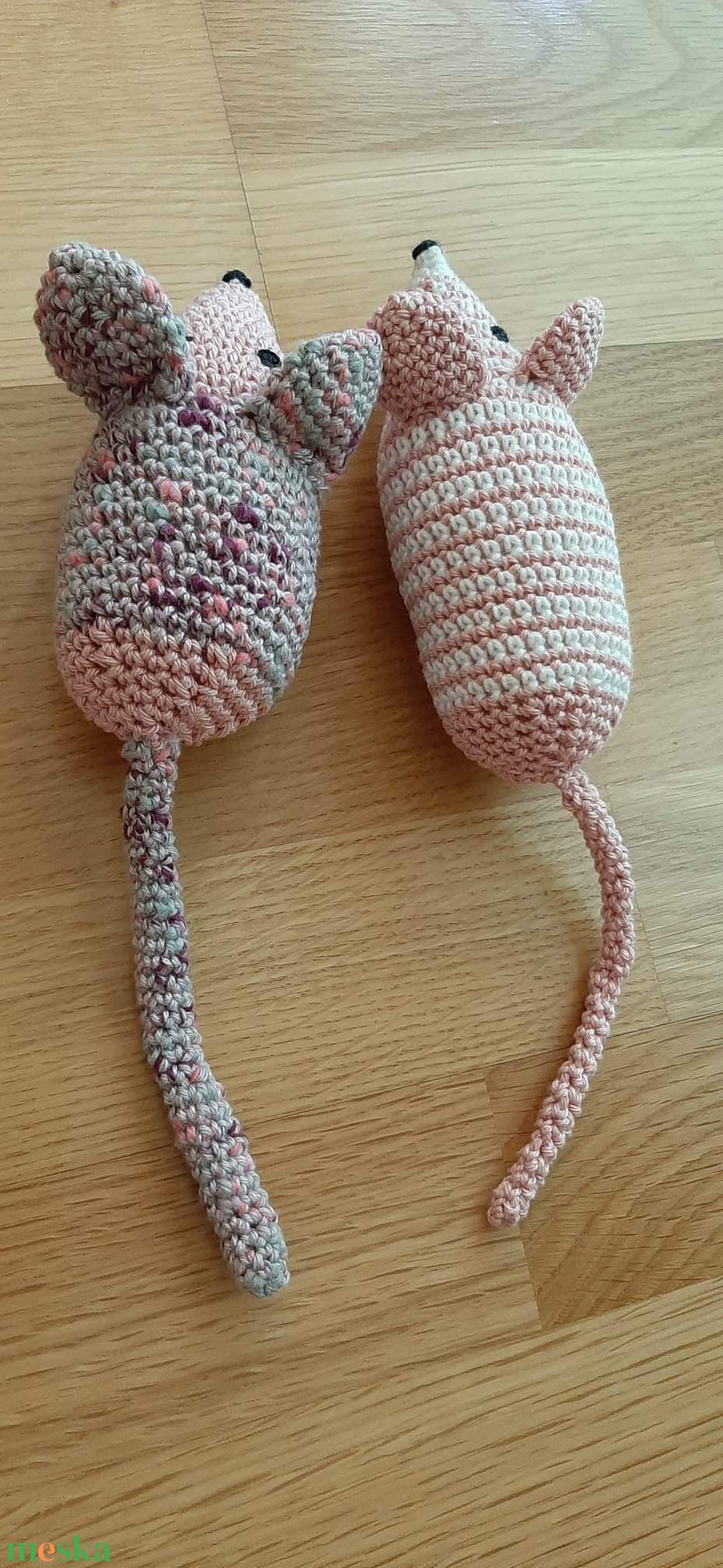 Horgolt egérkék - játék & sport - plüssállat & játékfigura - egér - Meska.hu