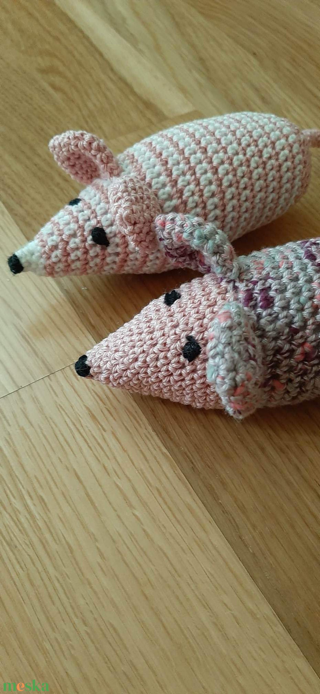 Horgolt egérkék - játék & sport - plüssállat & játékfigura - egér - Meska.hu