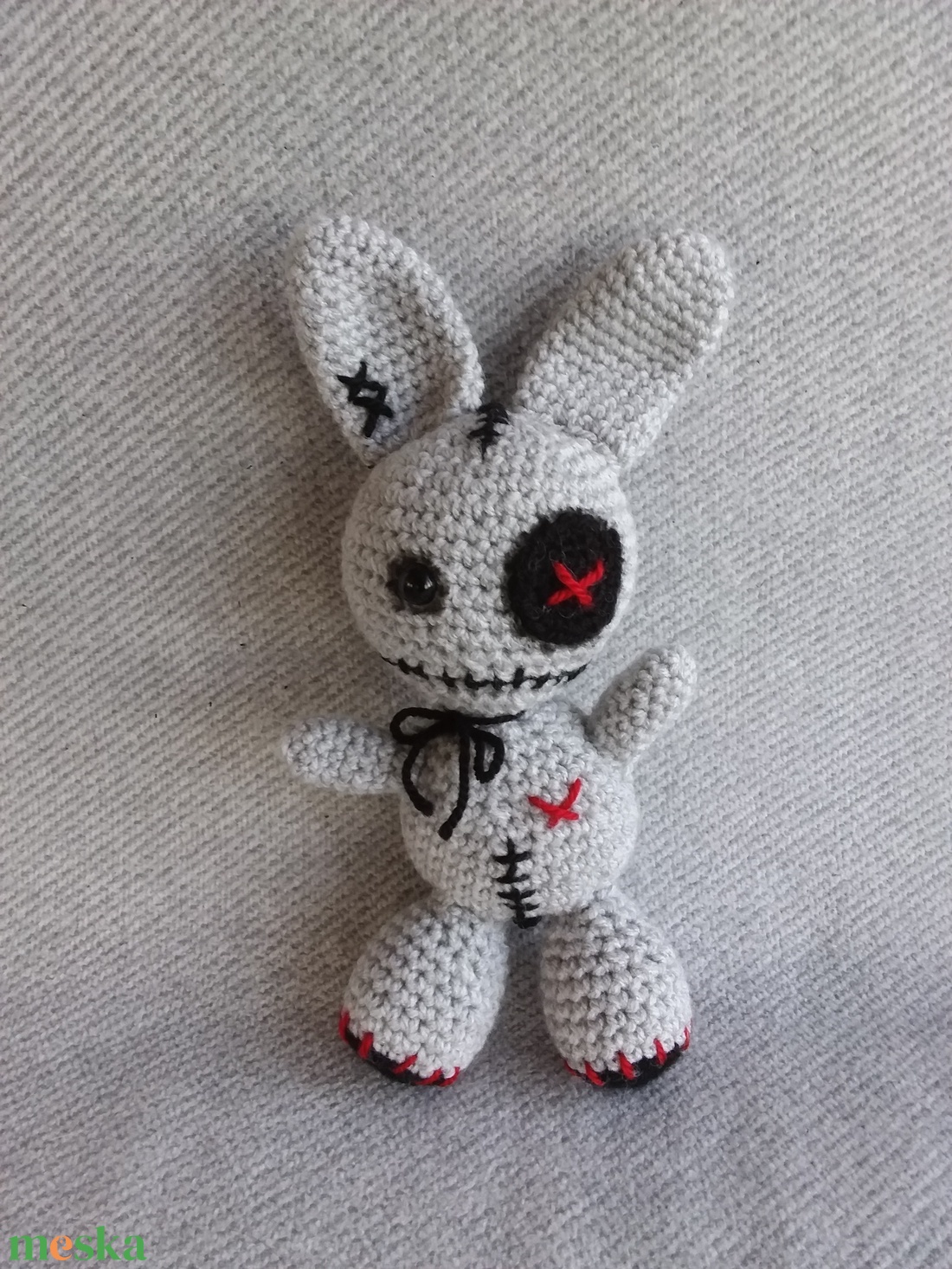 Zombi Woodoo nyuszi  - játék & sport - plüssállat & játékfigura - nyuszi - Meska.hu