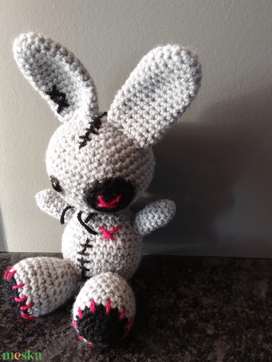 Zombi Woodoo nyuszi  - játék & sport - plüssállat & játékfigura - nyuszi - Meska.hu