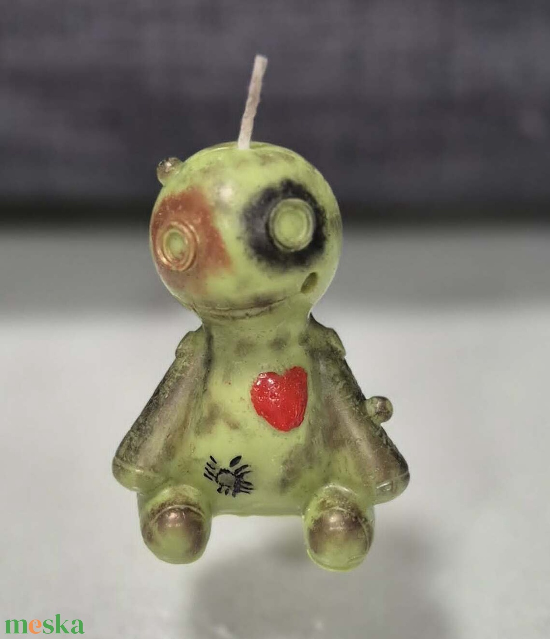 Kézműves voodoo baba gyertya � Boszorkányos lakásdekoráció és ajándék ötlet - otthon & életmód - gyertya, illat, aroma - gyertya - Meska.hu