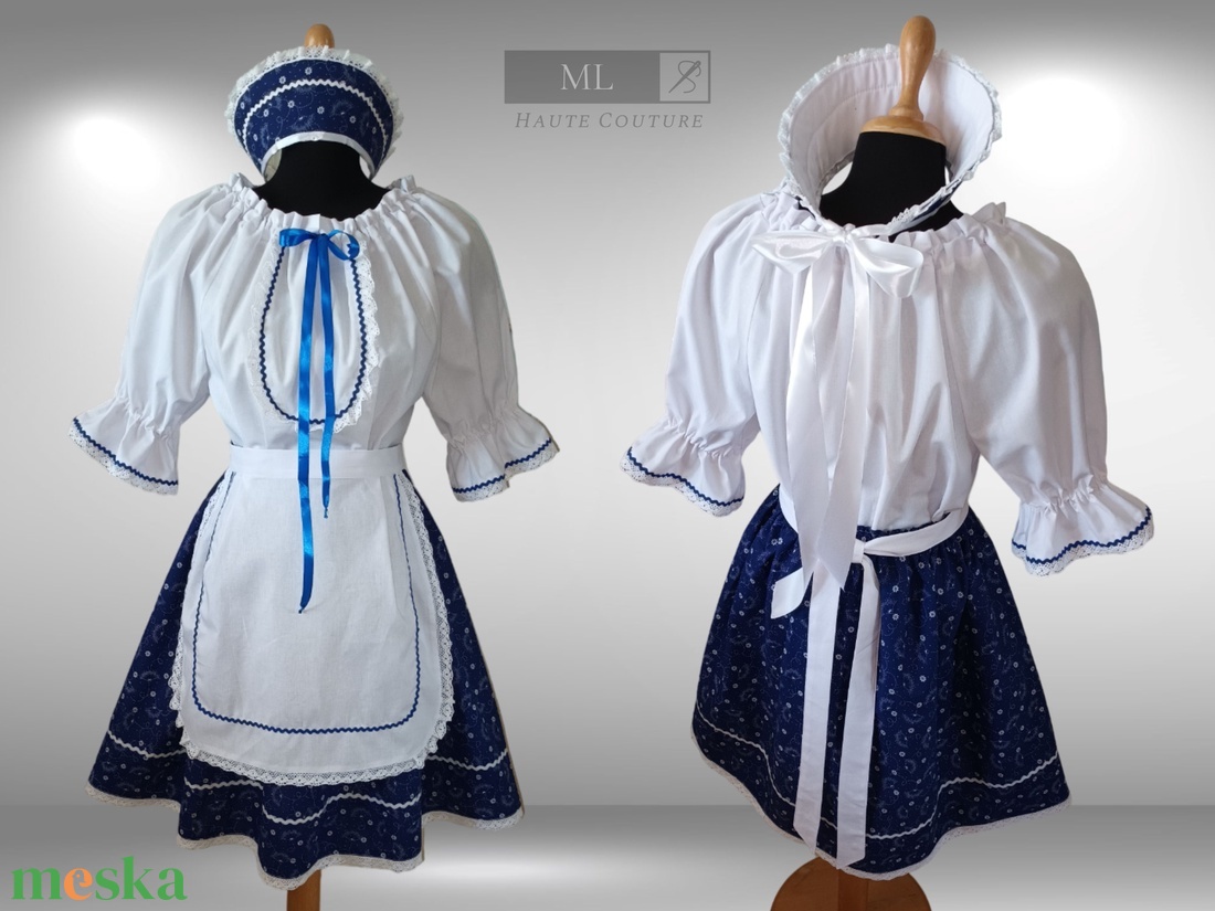 Népi jellegű, néptáncos öltözet remek áron, közvetlen a készítőtől - ruha & divat - női ruha - blúz - Meska.hu
