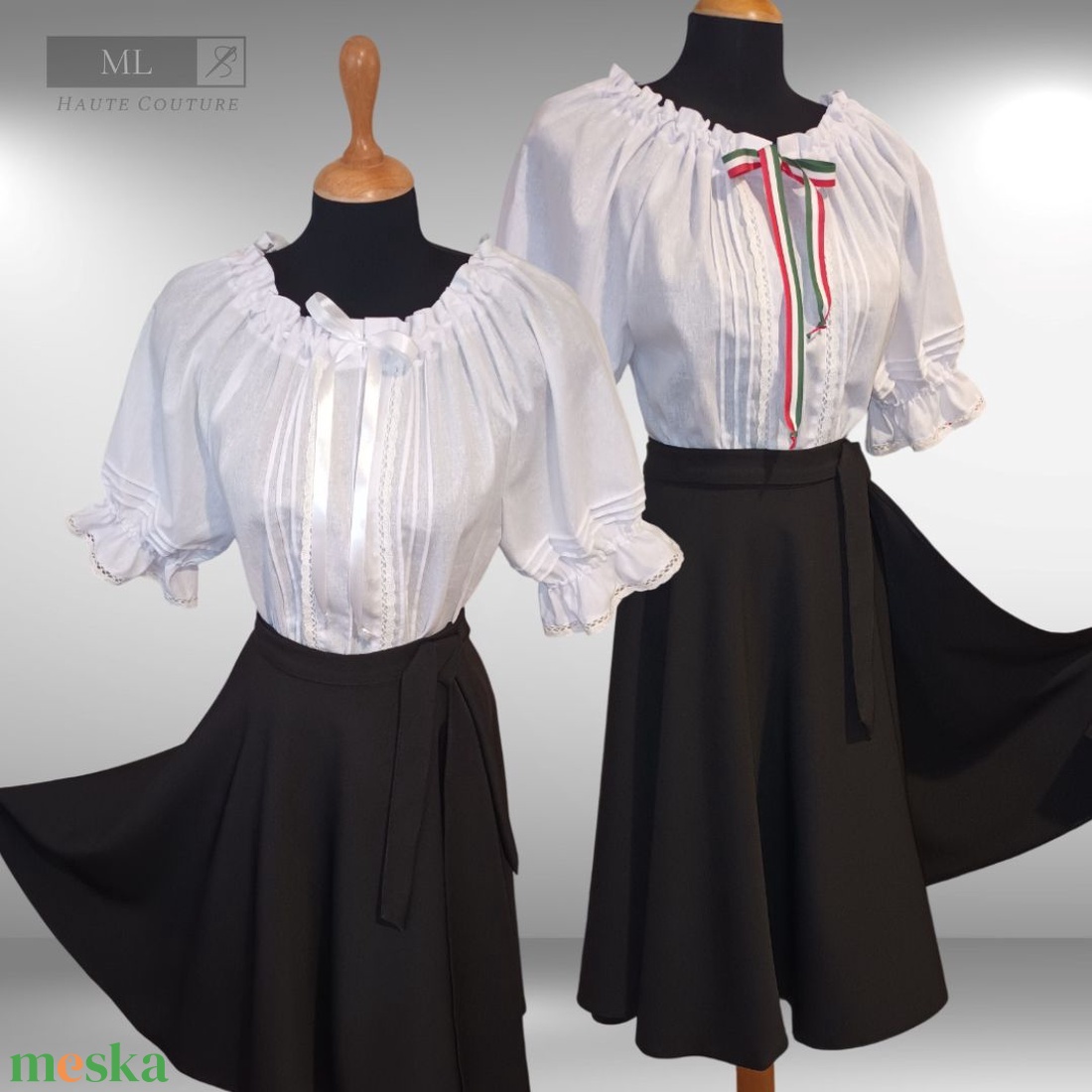 Kőrloknis lapszoknya, próbaszoknya - ruha & divat - női ruha - szoknya - Meska.hu