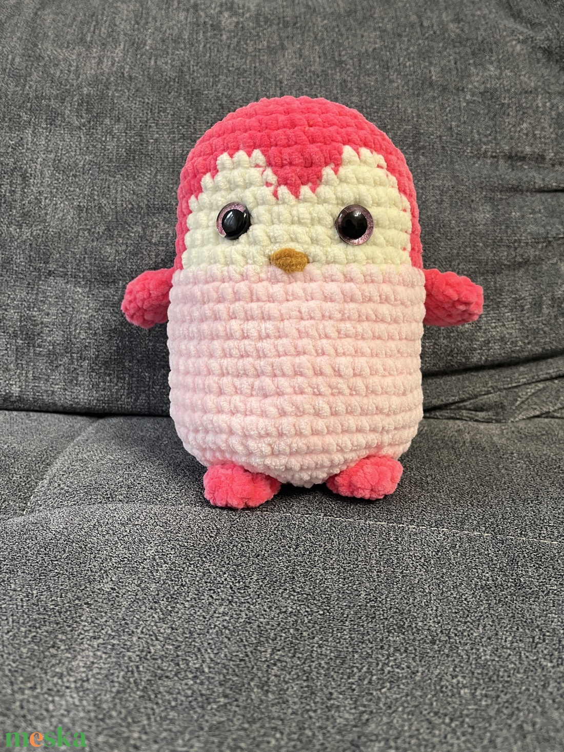 Horgolt pingvin - játék & sport - plüssállat & játékfigura - más figura - Meska.hu