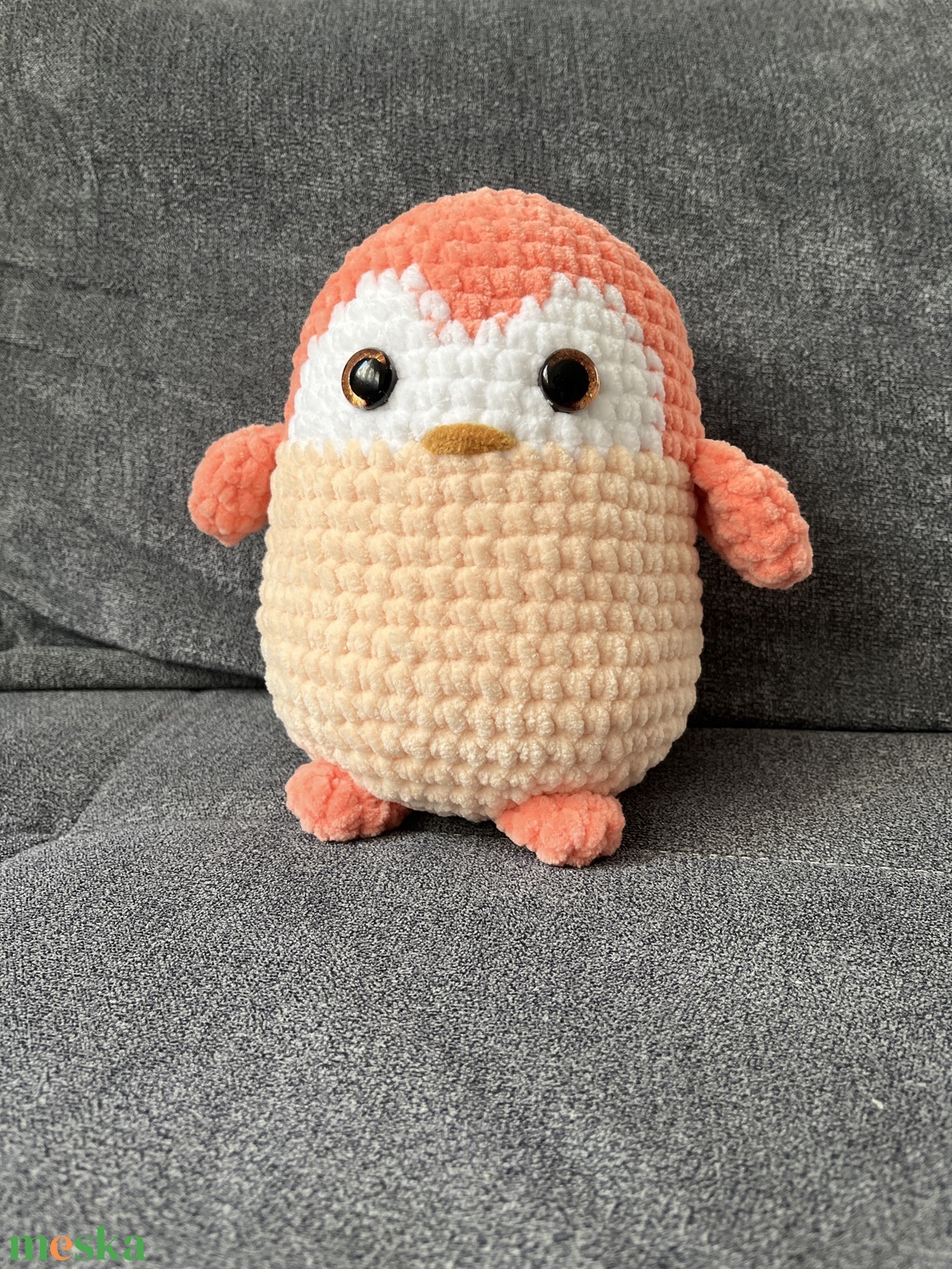 Horgolt pingvin - játék & sport - plüssállat & játékfigura - más figura - Meska.hu