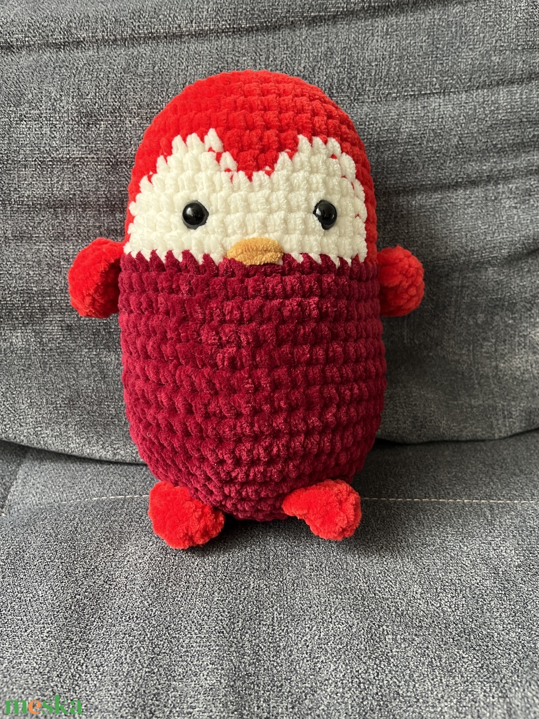 Horgolt pingvin - játék & sport - plüssállat & játékfigura - más figura - Meska.hu
