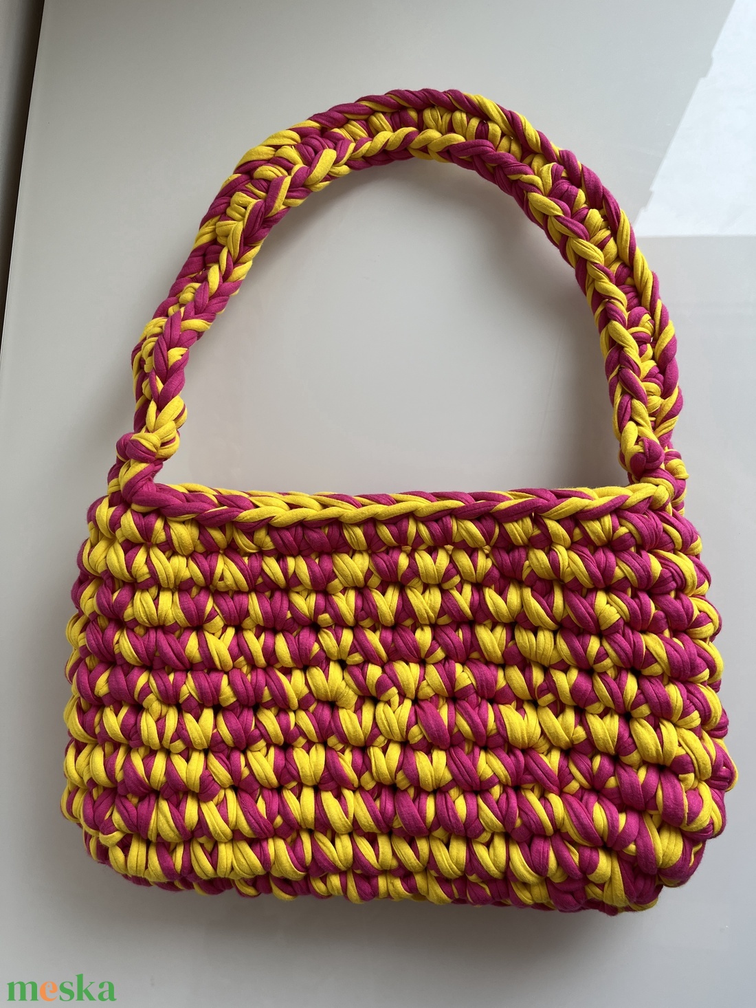 Horgolt táska  - táska & tok - kézitáska & válltáska - válltáska - Meska.hu