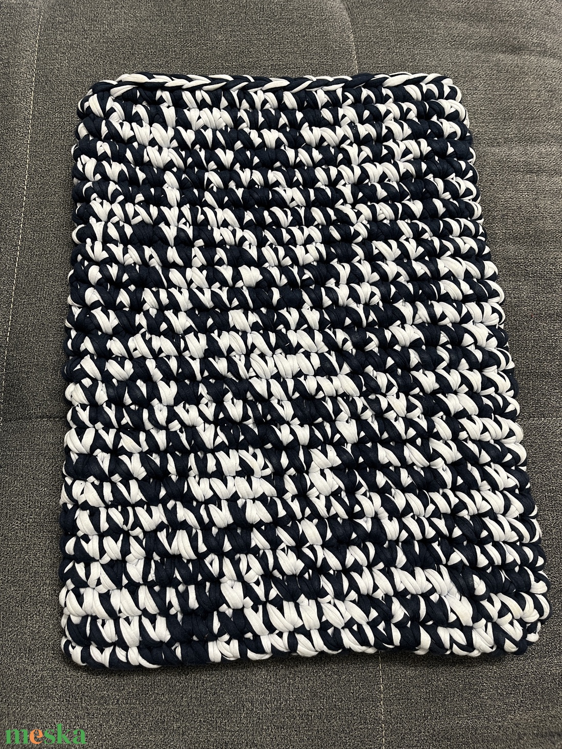 Horgolt laptop táska  - táska & tok - kézitáska & válltáska - válltáska - Meska.hu