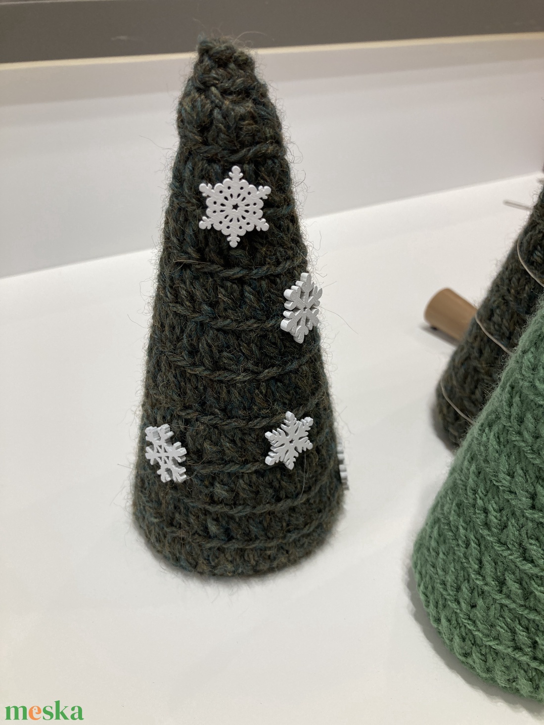 Horgolt fenyő dísz -  - Meska.hu