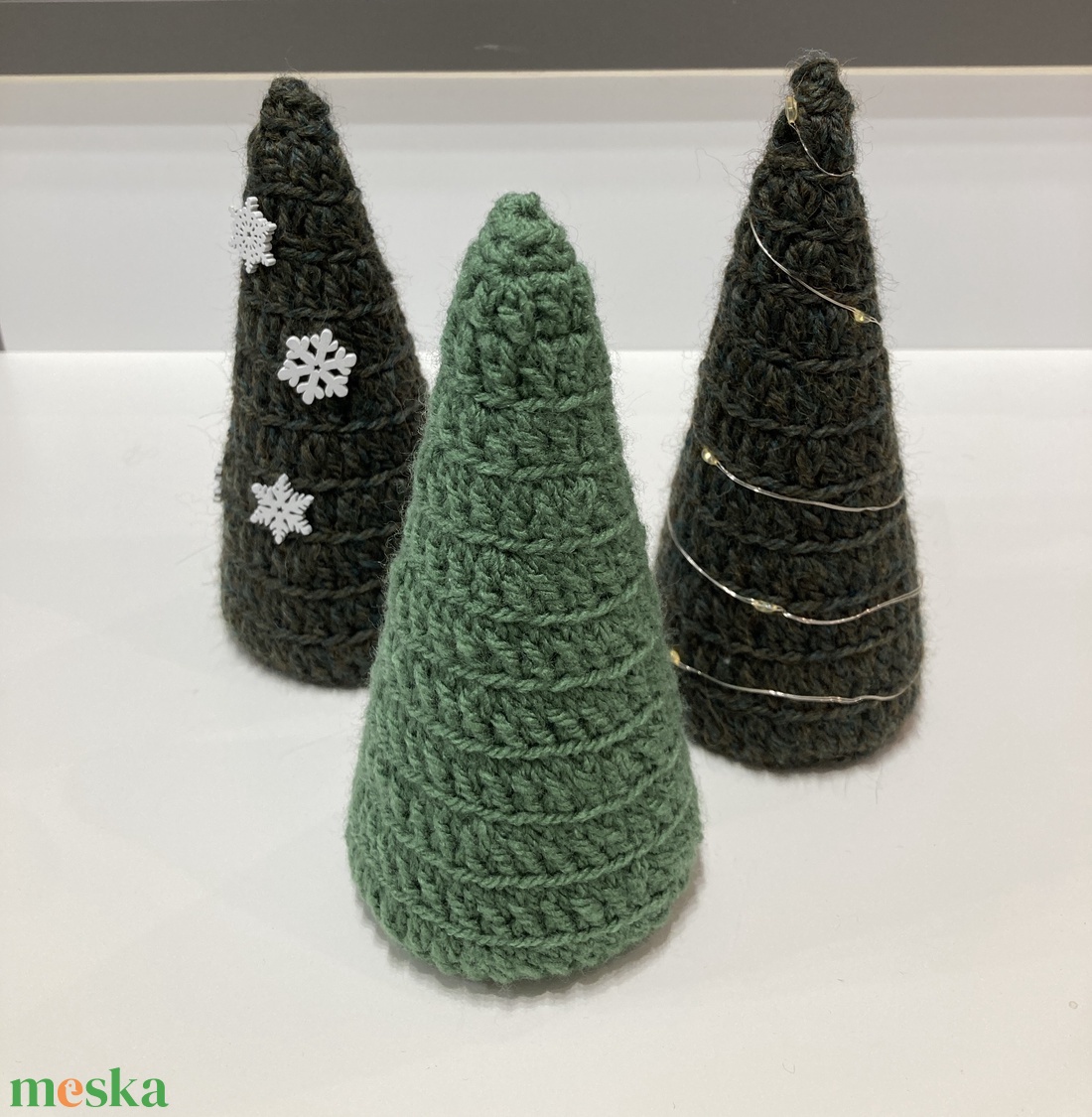 Horgolt fenyő dísz -  - Meska.hu