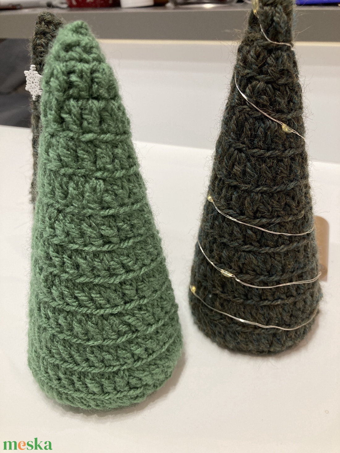 Horgolt fenyő dísz -  - Meska.hu