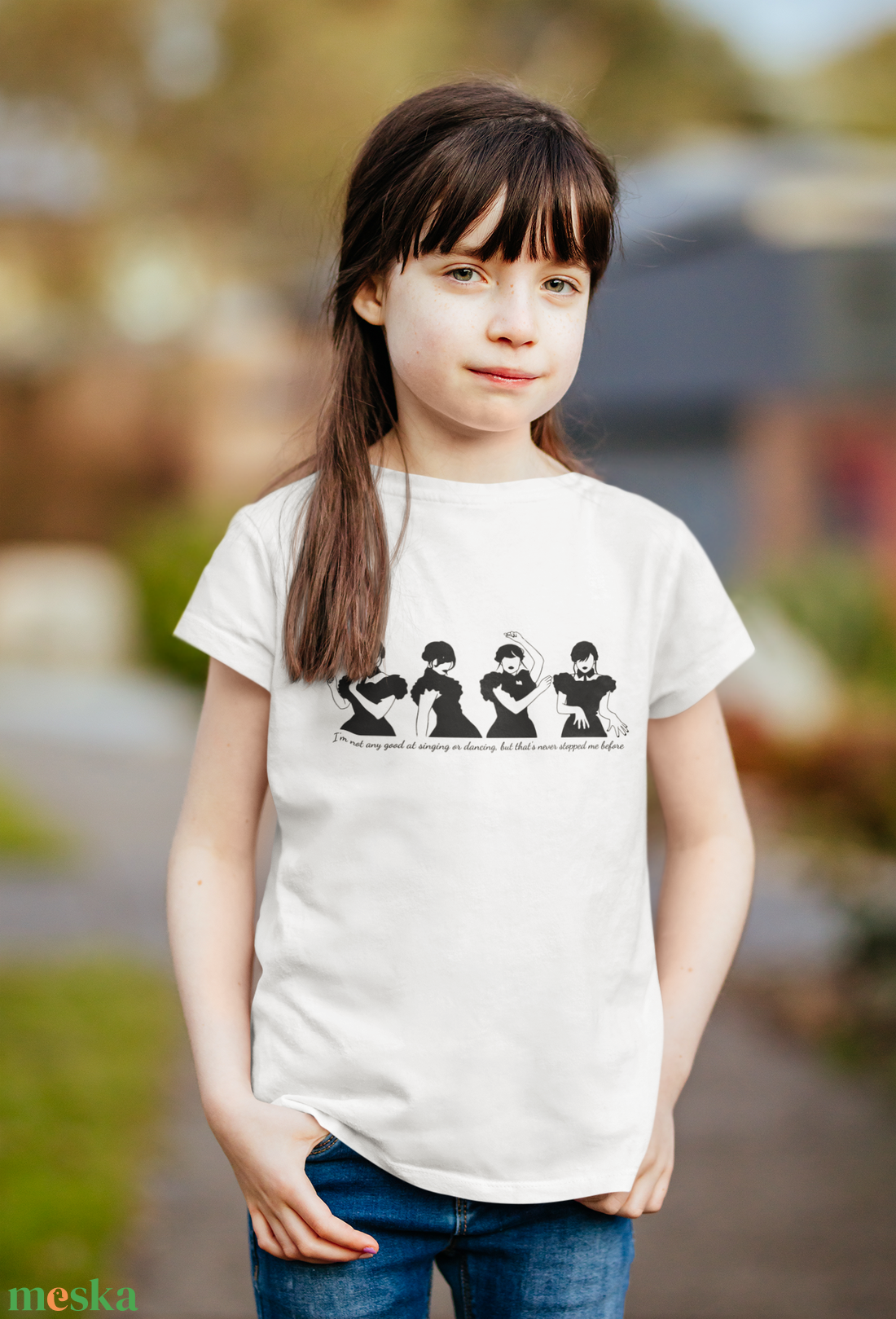 Wednesday gyerek rövid ujjú póló 104-től 164-es méretig - ruha & divat - gyerekruha - póló - Meska.hu