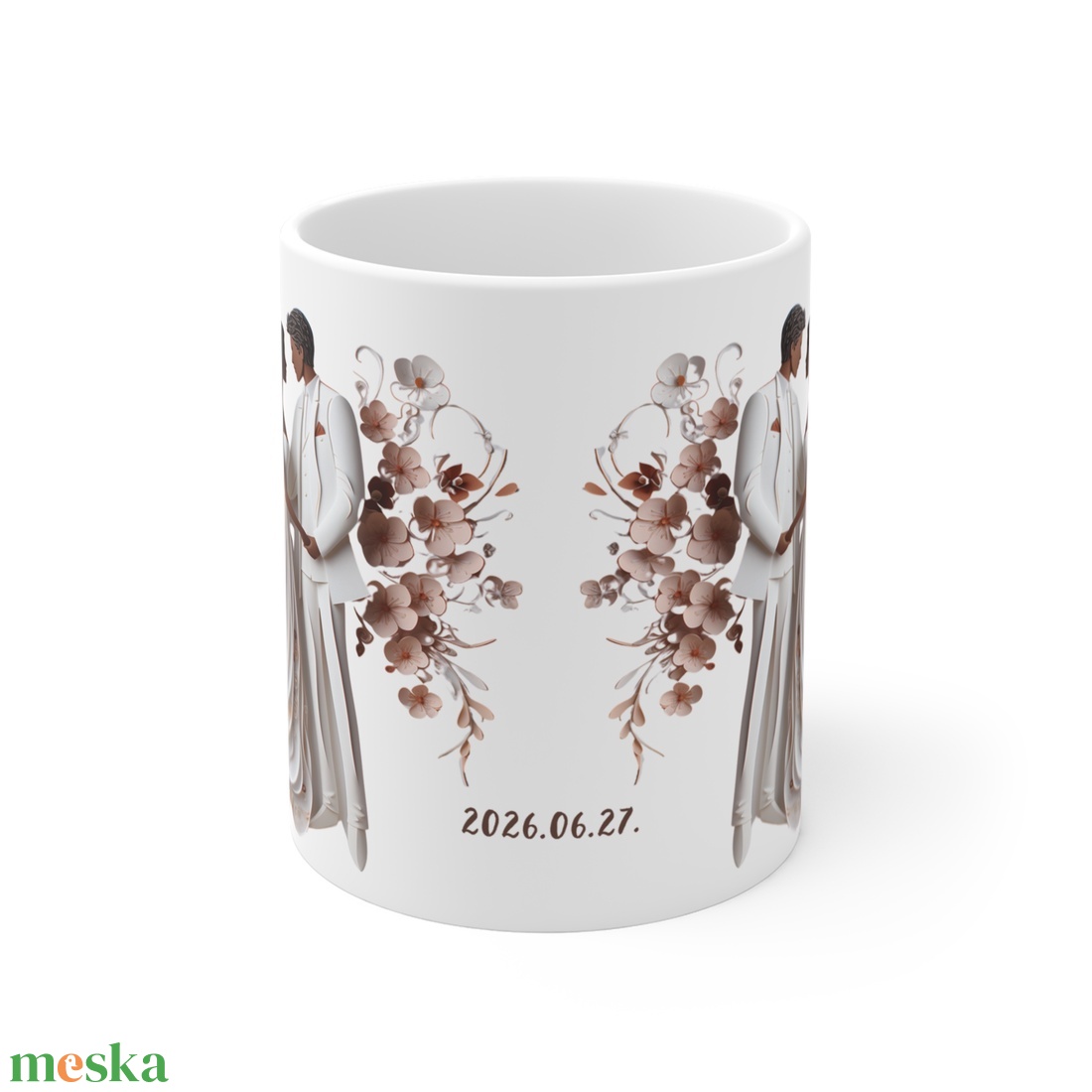 Esküvői köszönő ajándék bögre, esküvői vendég ajándék, Esküvői emlékörző bögre - esküvő - emlék & ajándék - köszönőajándék - Meska.hu