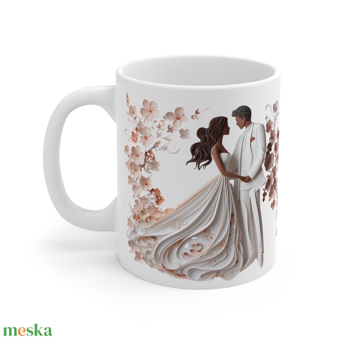 Esküvői köszönő ajándék bögre, esküvői vendég ajándék, Esküvői emlékörző bögre - esküvő - emlék & ajándék - köszönőajándék - Meska.hu