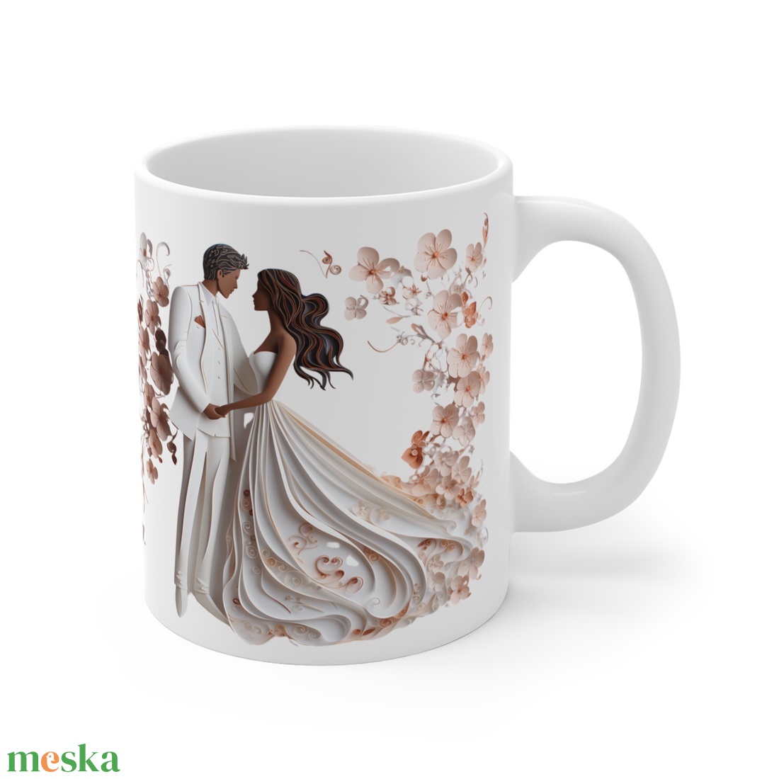 Esküvői köszönő ajándék bögre, esküvői vendég ajándék, Esküvői emlékörző bögre - esküvő - emlék & ajándék - köszönőajándék - Meska.hu