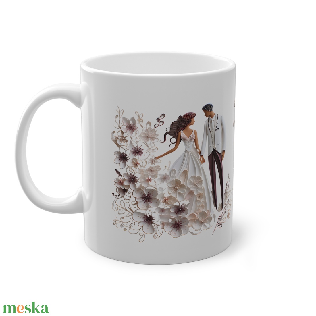 Esküvői köszönő ajándék bögre, esküvői vendég ajándék, Esküvői emlékörző bögre - esküvő - emlék & ajándék - köszönőajándék - Meska.hu