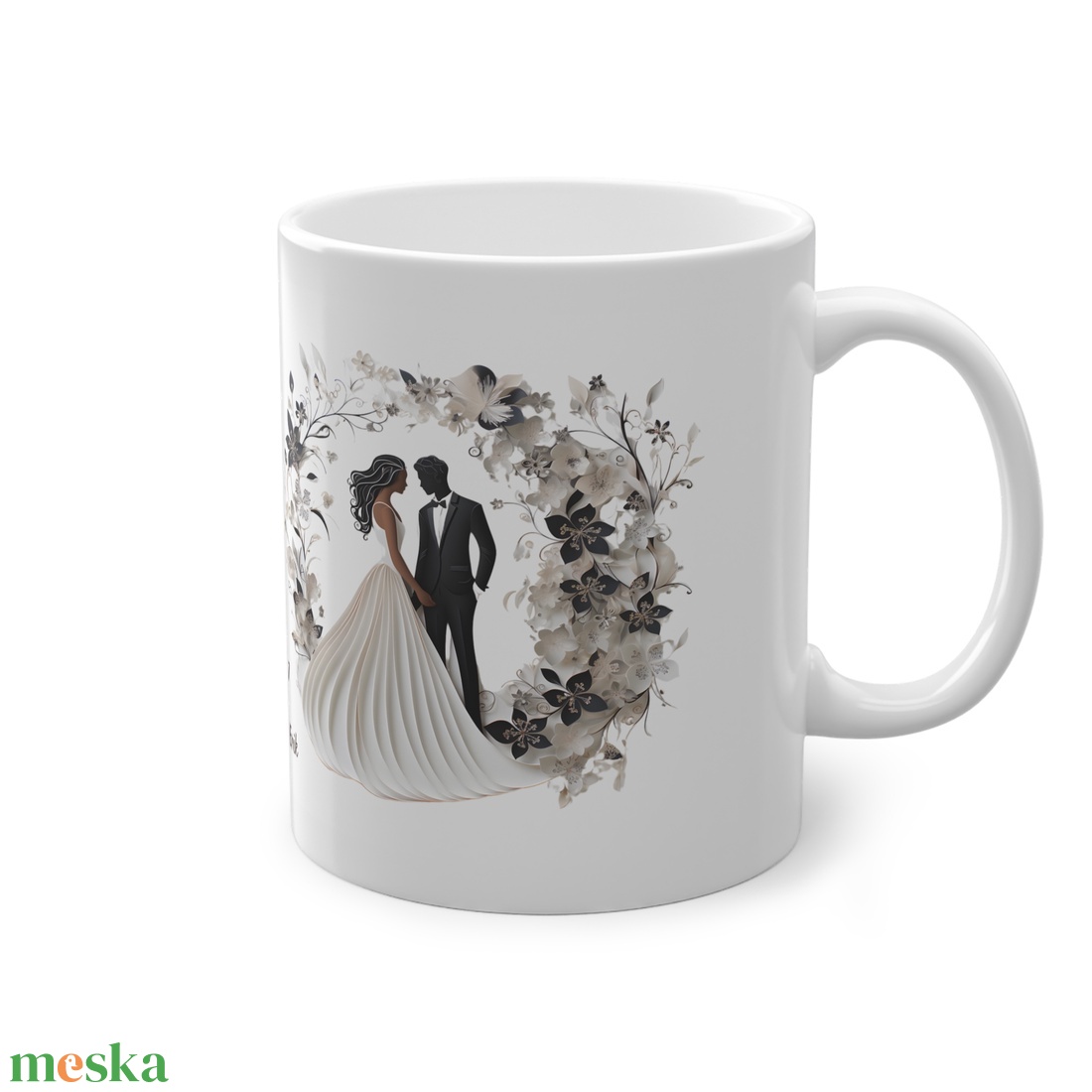 Esküvői köszönő ajándék bögre, esküvői vendég ajándék, Esküvői emlékörző bögre - esküvő - emlék & ajándék - köszönőajándék - Meska.hu