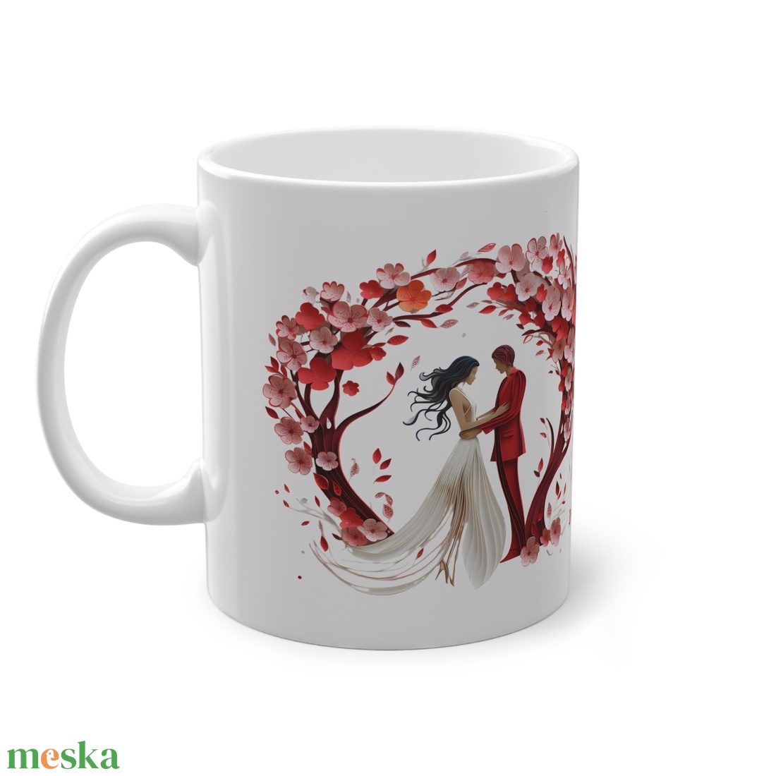 Esküvői köszönő ajándék bögre, esküvői vendég ajándék, Esküvői emlékörző bögre - esküvő - emlék & ajándék - köszönőajándék - Meska.hu