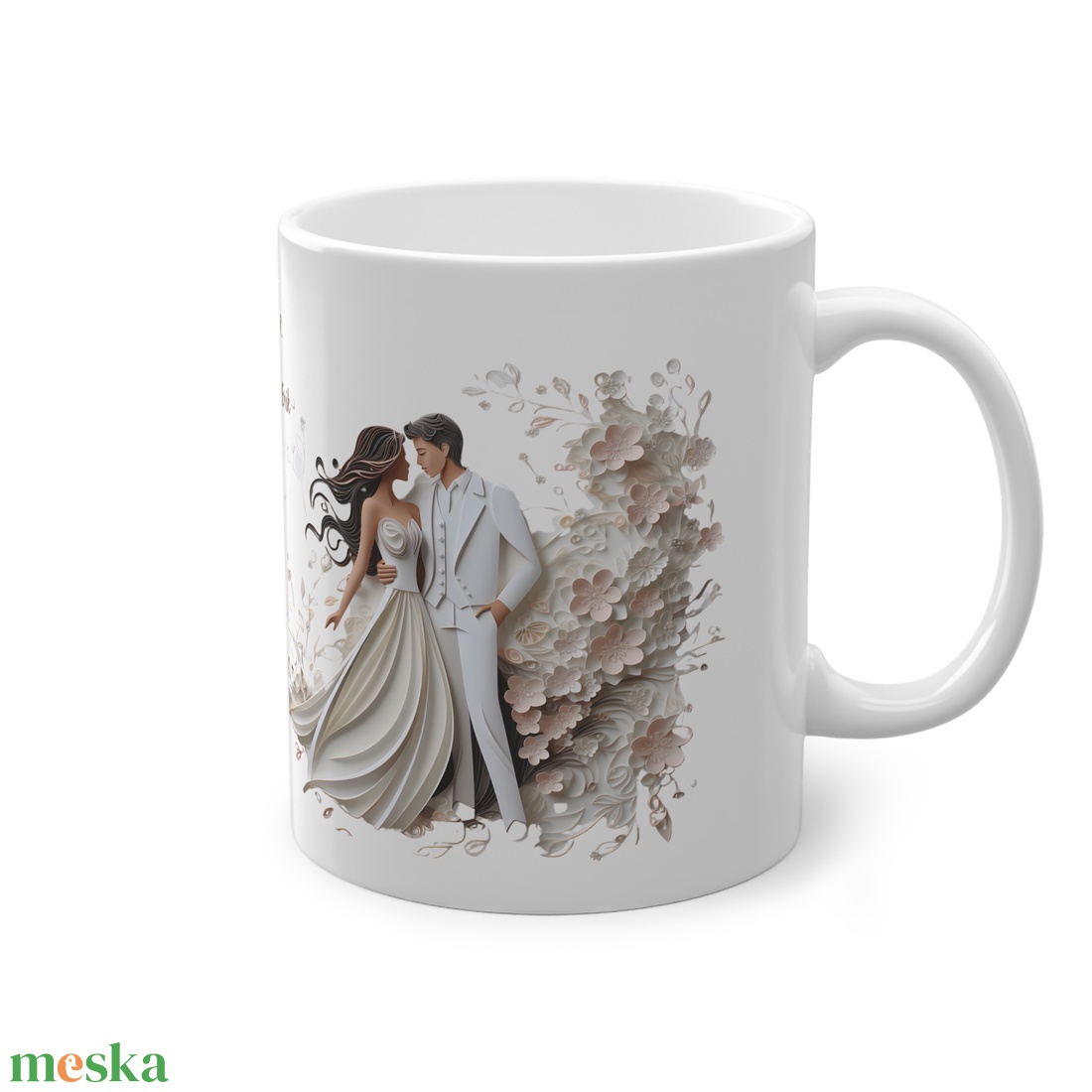 Esküvői köszönő ajándék bögre, esküvői vendég ajándék, Esküvői emlékörző bögre - esküvő - emlék & ajándék - köszönőajándék - Meska.hu