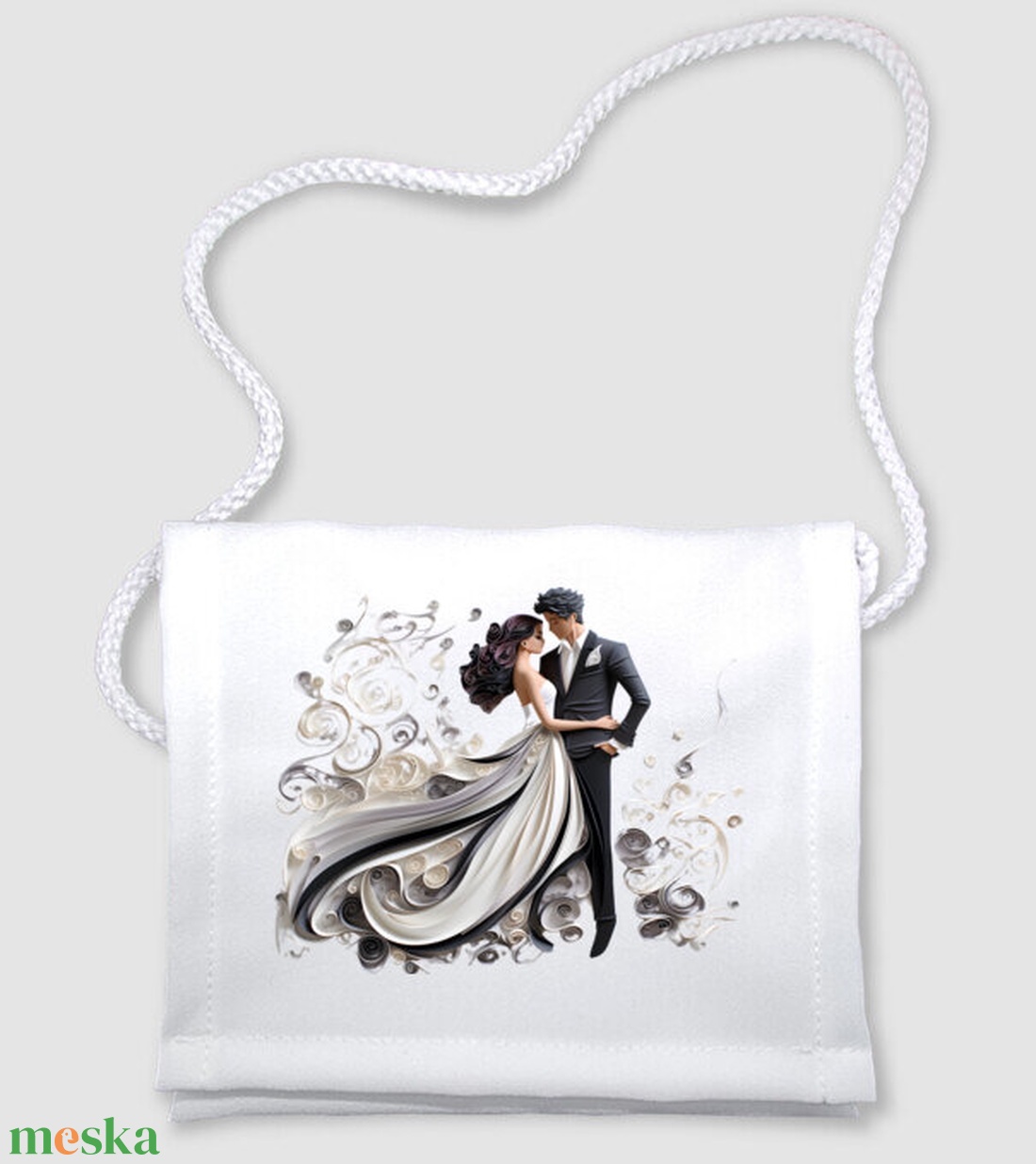 Esküvői köszönő ajándék tarisznya, esküvői vendég ajándék, Esküvői emlékörző tarisznya - esküvő - emlék & ajándék - köszönőajándék - Meska.hu