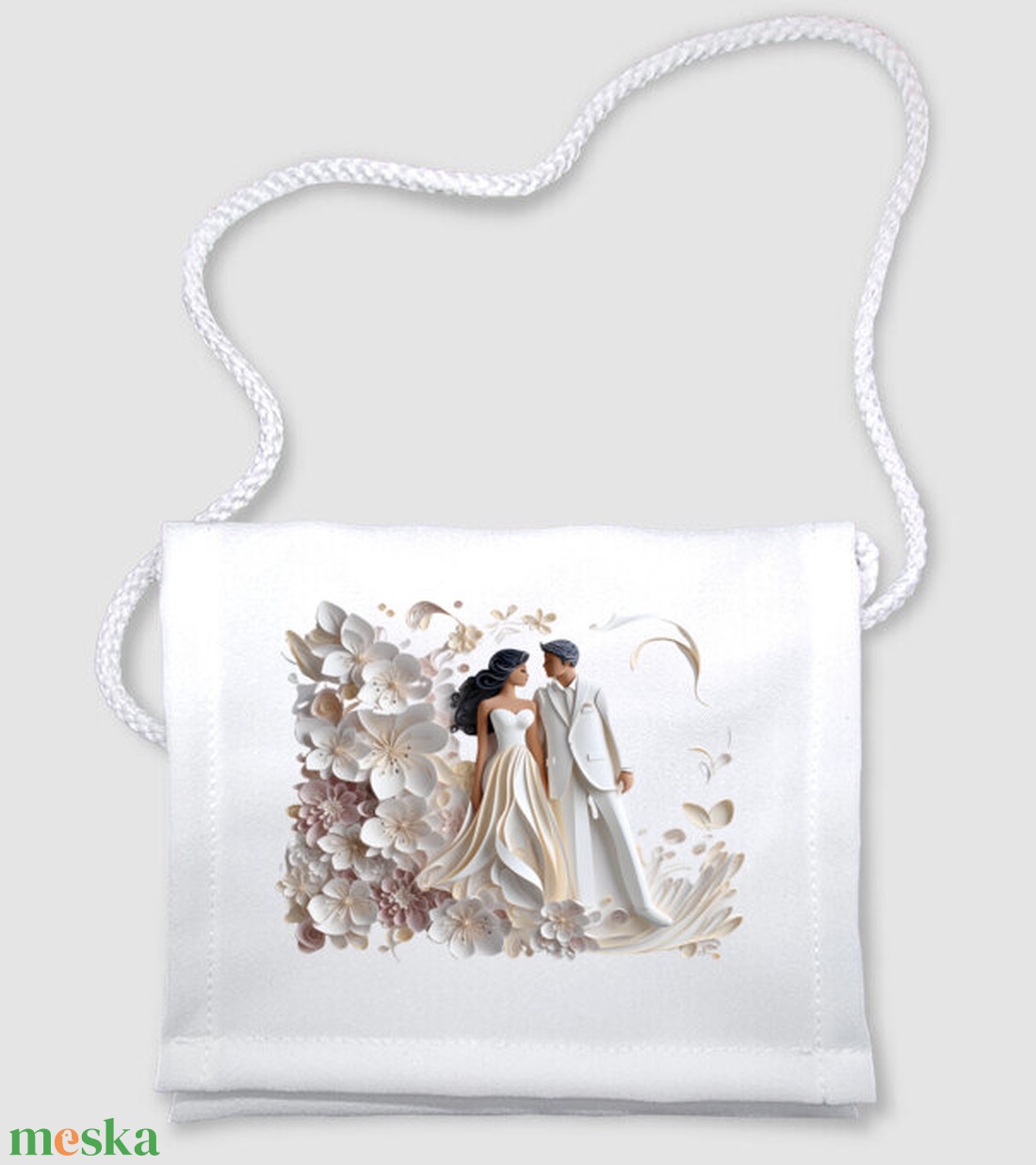 Esküvői köszönő ajándék tarisznya, esküvői vendég ajándék, Esküvői emlékörző tarisznya - esküvő - emlék & ajándék - köszönőajándék - Meska.hu