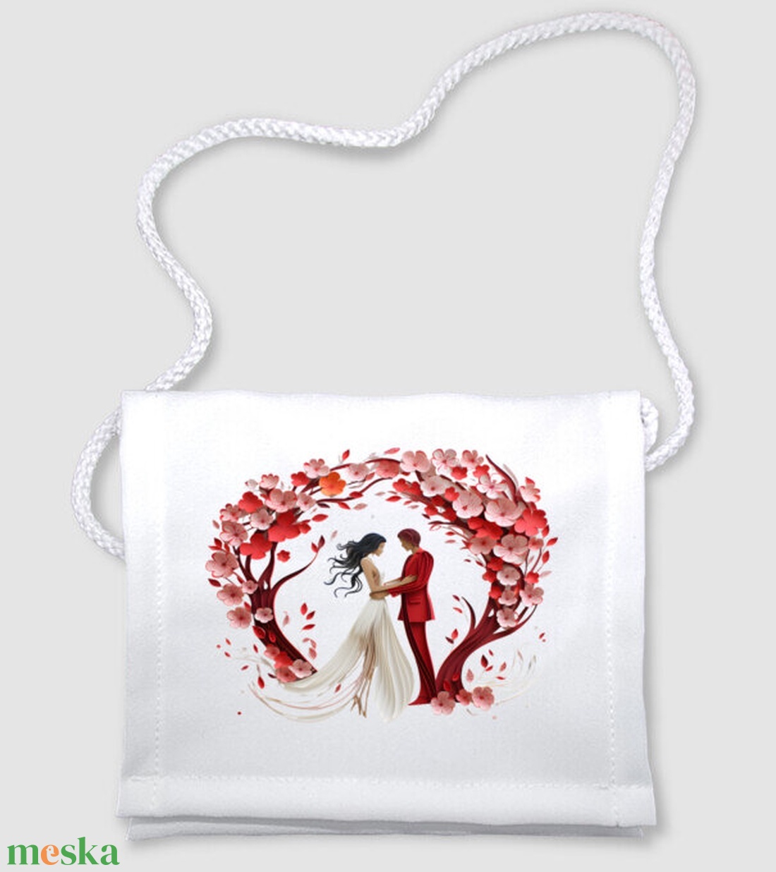 Esküvői köszönő ajándék tarisznya, esküvői vendég ajándék, Esküvői emlékörző tarisznya - esküvő - emlék & ajándék - köszönőajándék - Meska.hu