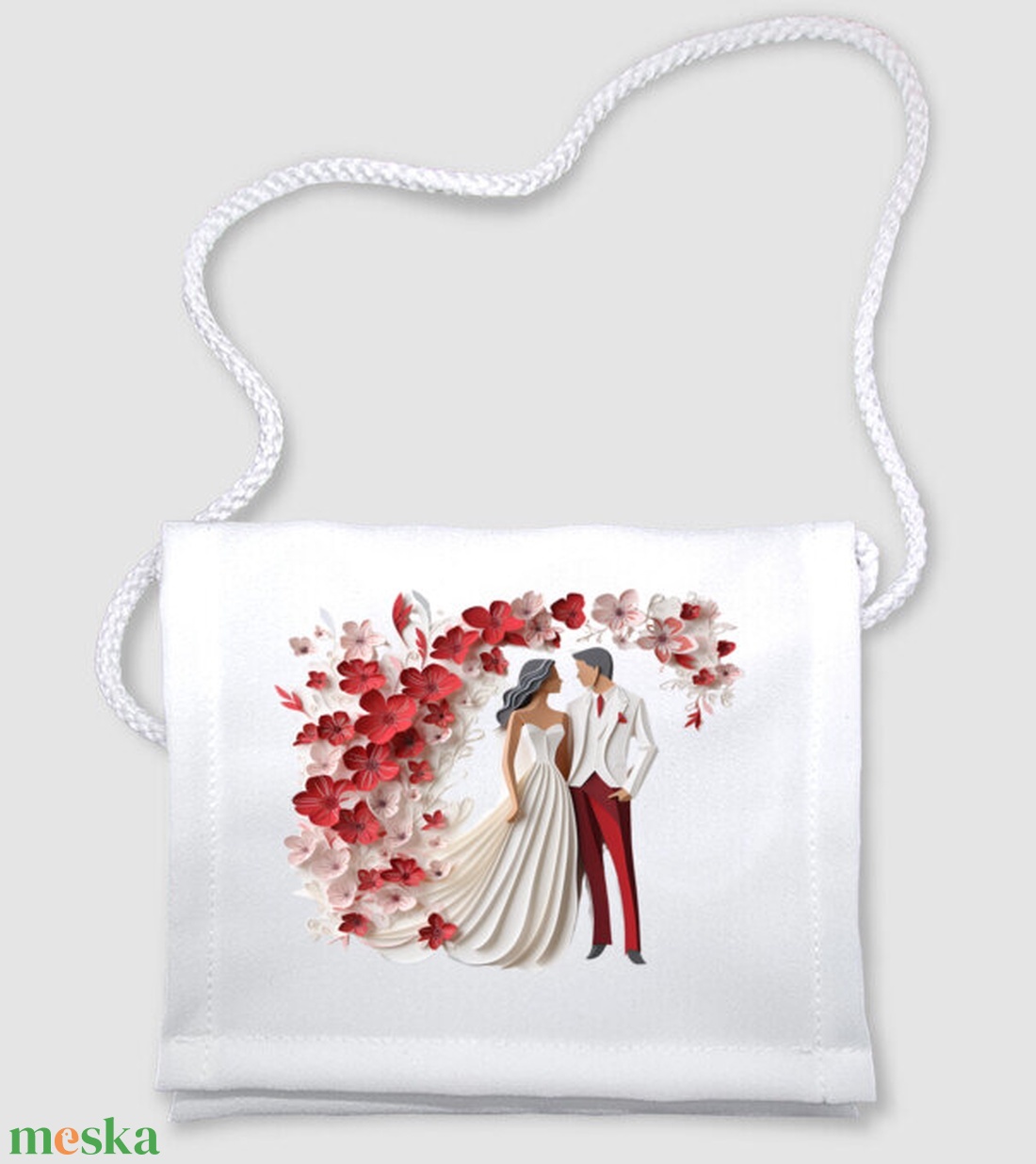 Esküvői köszönő ajándék tarisznya, esküvői vendég ajándék, Esküvői emlékörző tarisznya - esküvő - emlék & ajándék - köszönőajándék - Meska.hu