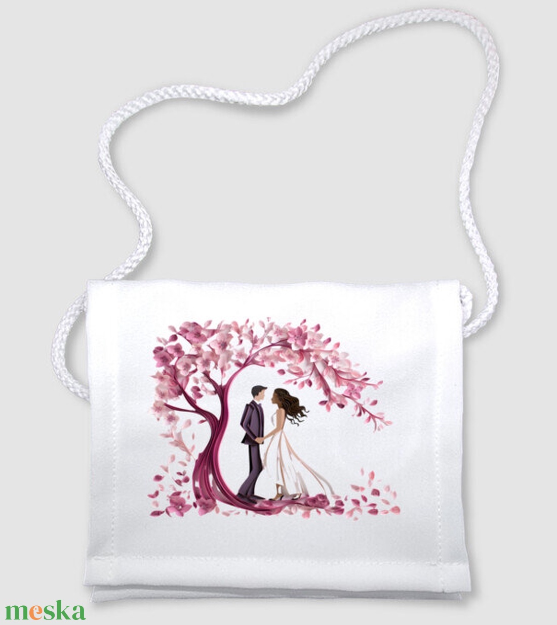 Esküvői köszönő ajándék tarisznya, esküvői vendég ajándék, Esküvői emlékörző tarisznya - esküvő - emlék & ajándék - köszönőajándék - Meska.hu