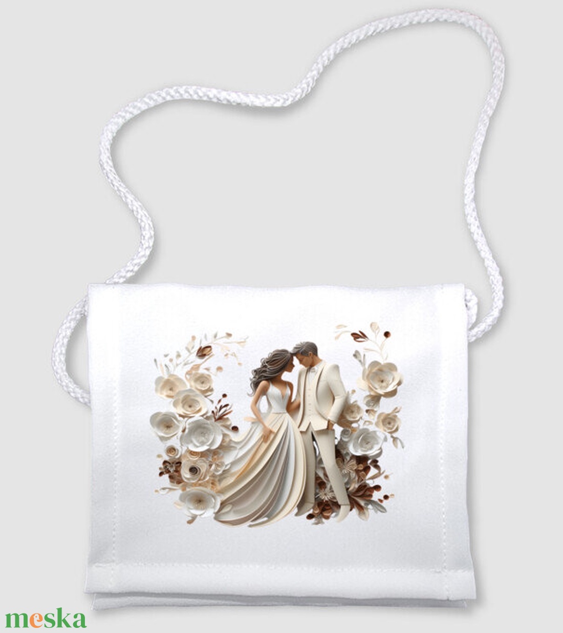 Esküvői köszönő ajándék tarisznya, esküvői vendég ajándék, Esküvői emlékörző tarisznya - esküvő - emlék & ajándék - köszönőajándék - Meska.hu