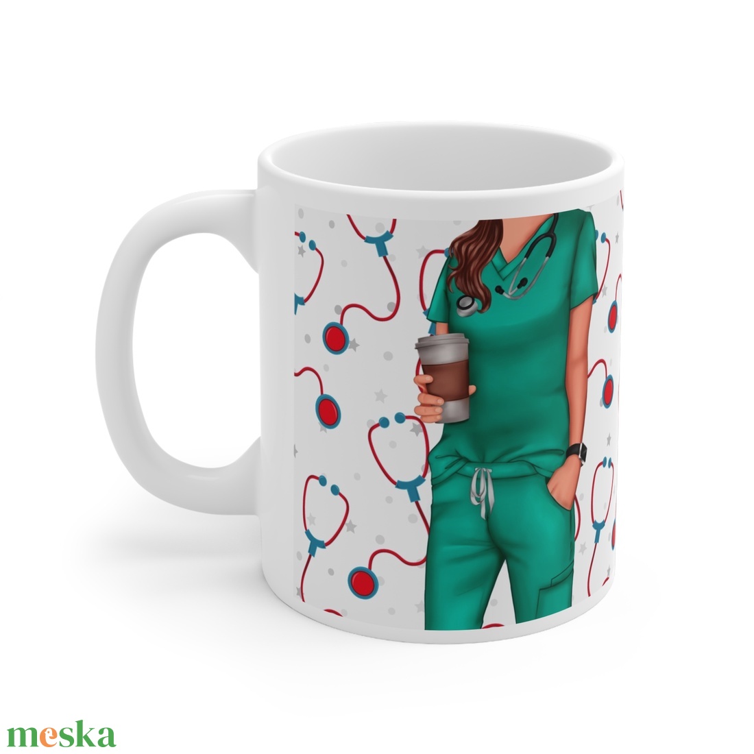 Nővérke bögre, Ápolónő bögre, Nurse - otthon & életmód - konyhafelszerelés, tálalás - tálalás - bögre & csésze - Meska.hu