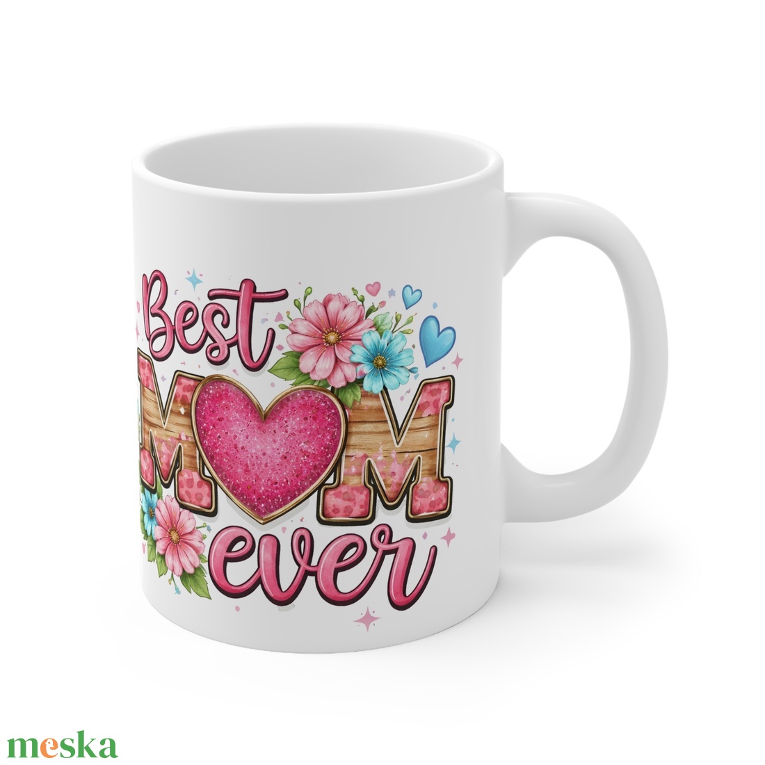Best Mom Ever - Legjobb Anya bögre, Ajándék anyukáknak, Anyák napja - otthon & életmód - konyhafelszerelés, tálalás - tálalás - bögre & csésze - Meska.hu