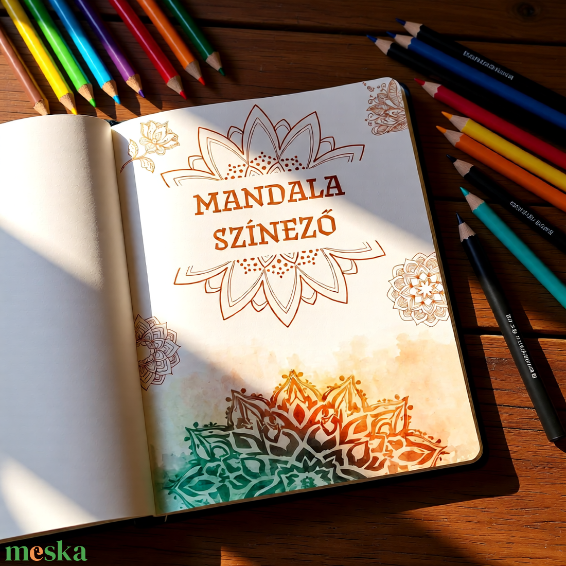 Mandala Színező Felnőtteknek � 50 oldalas letölthető PDF - otthon & életmód - papír, írószer - színező - Meska.hu