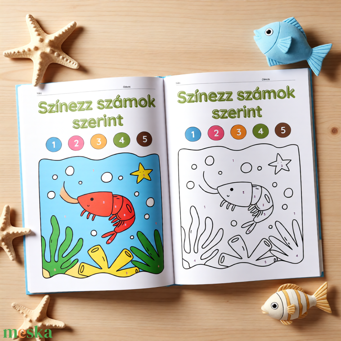 Számos színező gyerekeknek � 28 oldalas letölthető PDF - otthon & életmód - papír, írószer - színező - Meska.hu