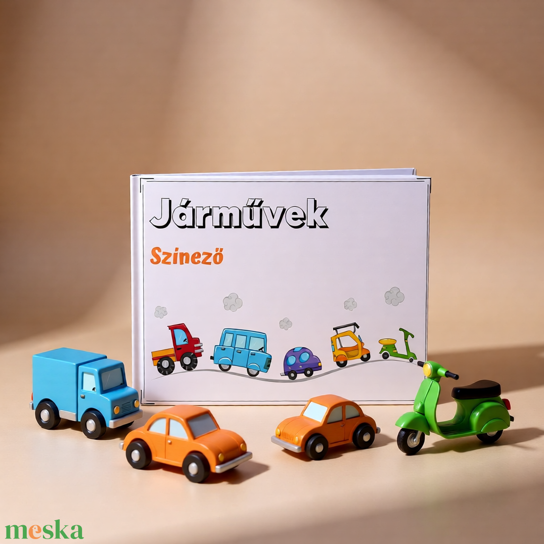 Járművek színező gyerekeknek � 23 oldalas letölthető PDF - otthon & életmód - papír, írószer - színező - Meska.hu