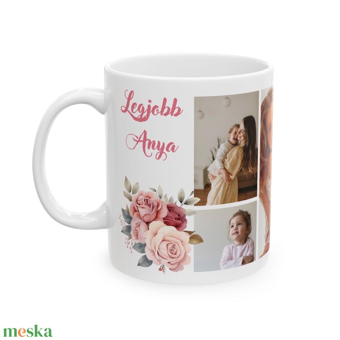 Fényképes egyedi bögre Anyának, 5 db fotóval - otthon & életmód - konyhafelszerelés, tálalás - tálalás - bögre & csésze - Meska.hu