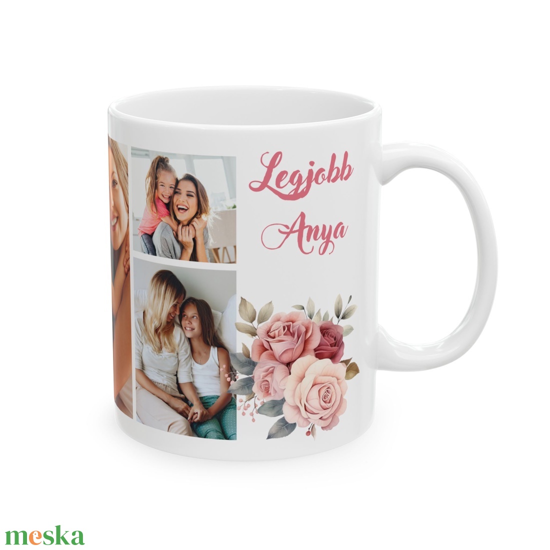 Fényképes egyedi bögre Anyának, 5 db fotóval - otthon & életmód - konyhafelszerelés, tálalás - tálalás - bögre & csésze - Meska.hu