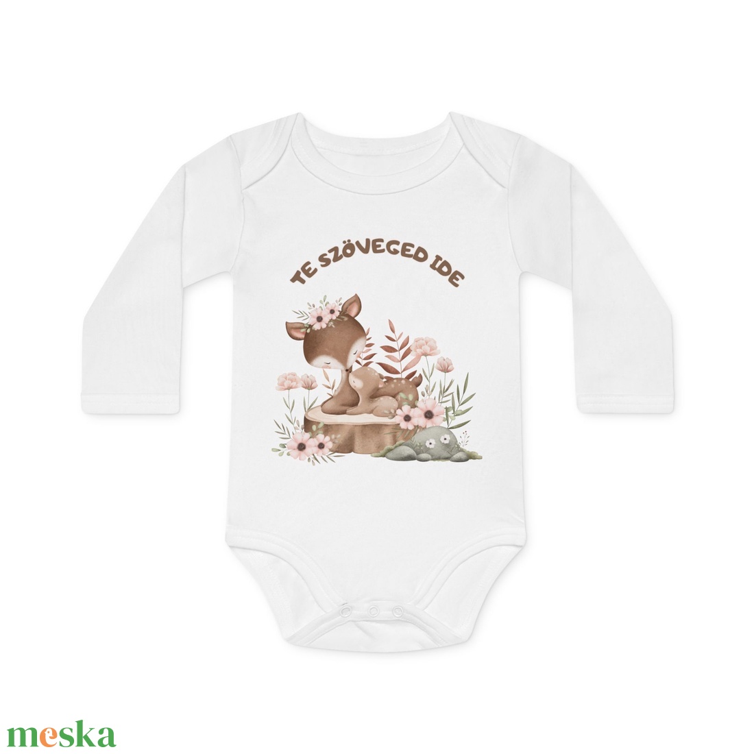 Egyedi Szöveges Baba Body � Névre Szóló Aranyos Állatos Design, Személyre Szabott Ajándék - baba - mama - babaruházat - baba body - Meska.hu