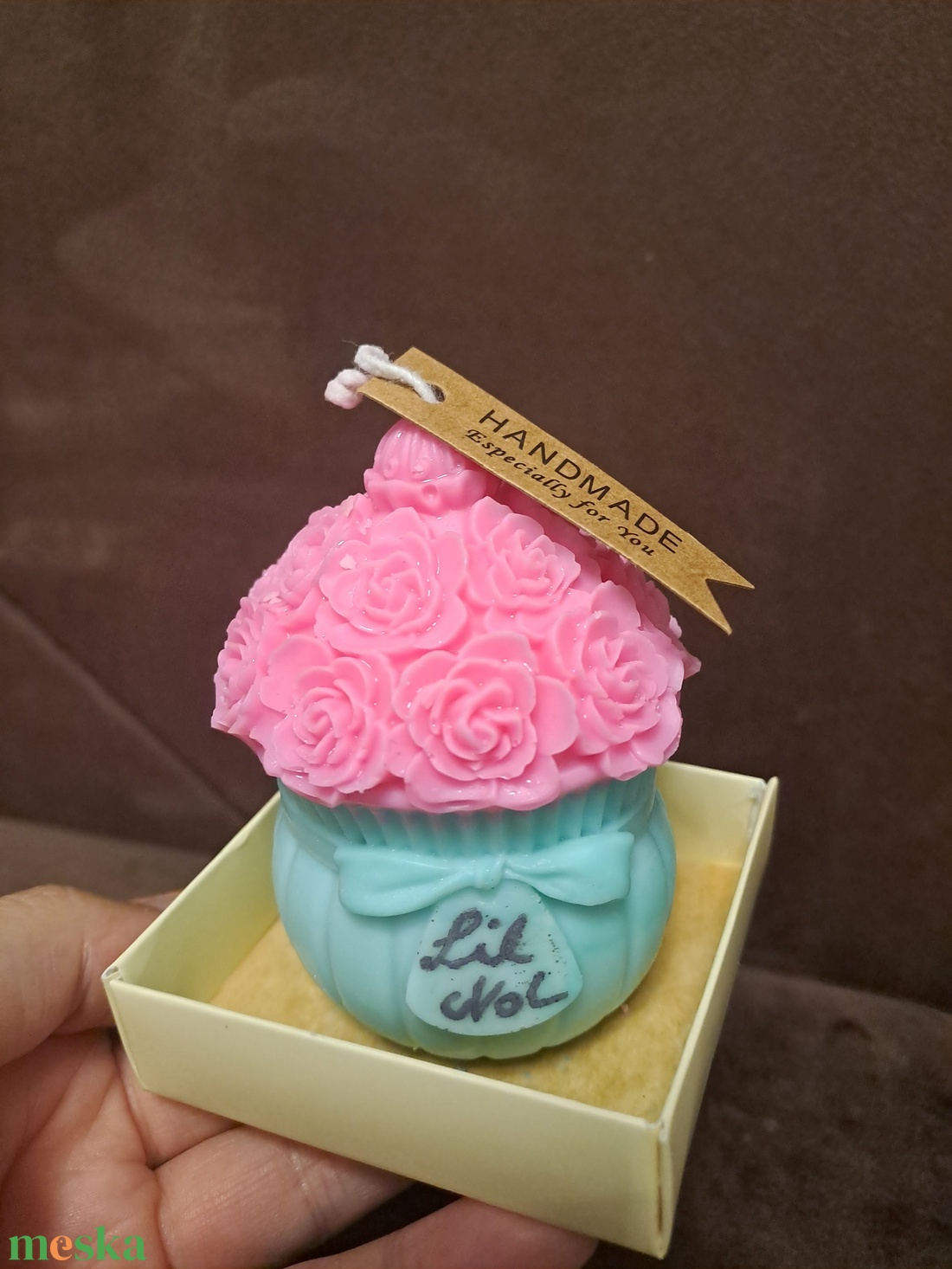 Illatgyertya díszdobozban  - otthon & életmód - dekoráció - asztal és polc dekoráció - díszdoboz - Meska.hu