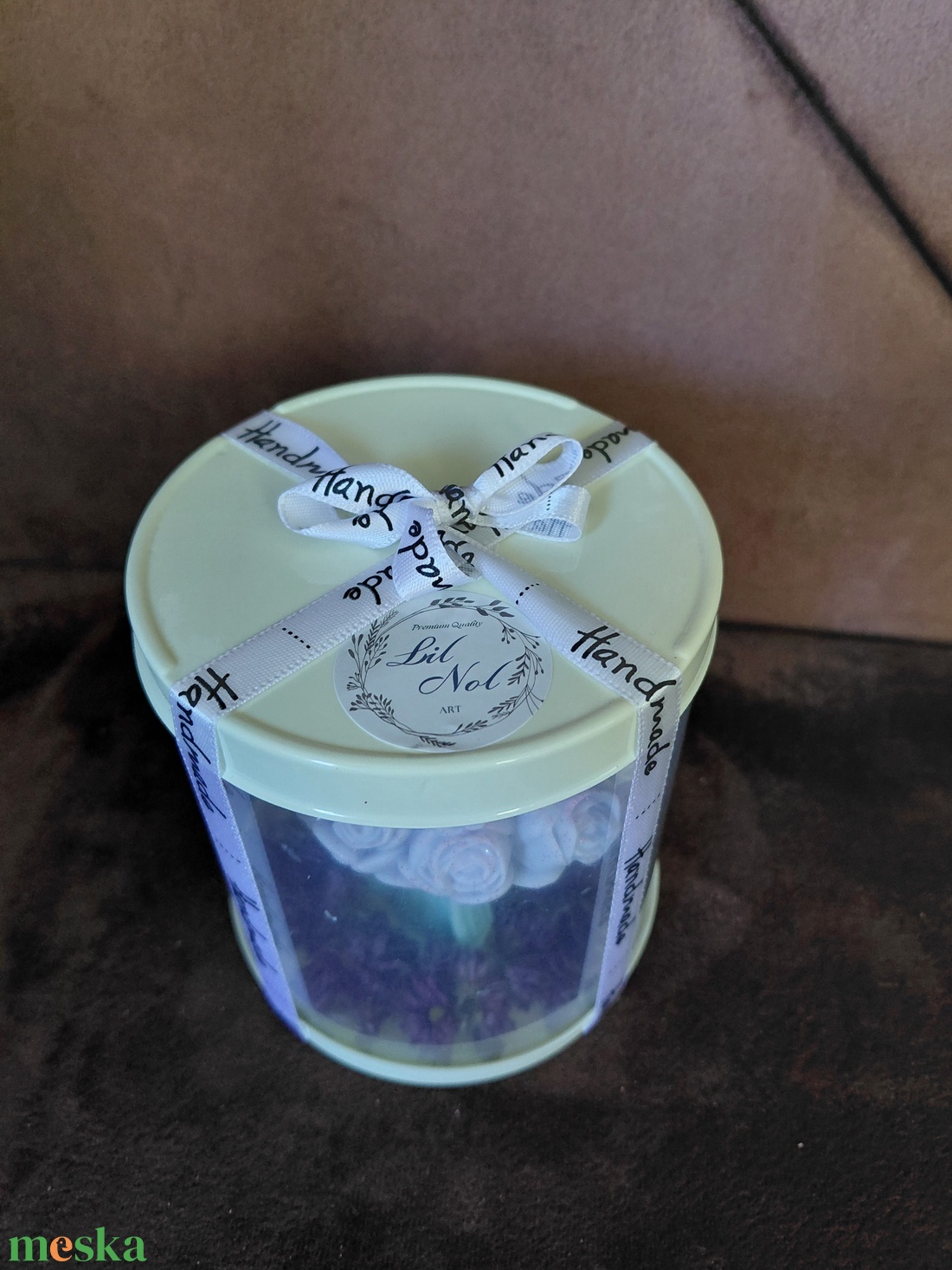 Illatgyertya díszdobozban  - otthon & életmód - dekoráció - asztal és polc dekoráció - díszdoboz - Meska.hu