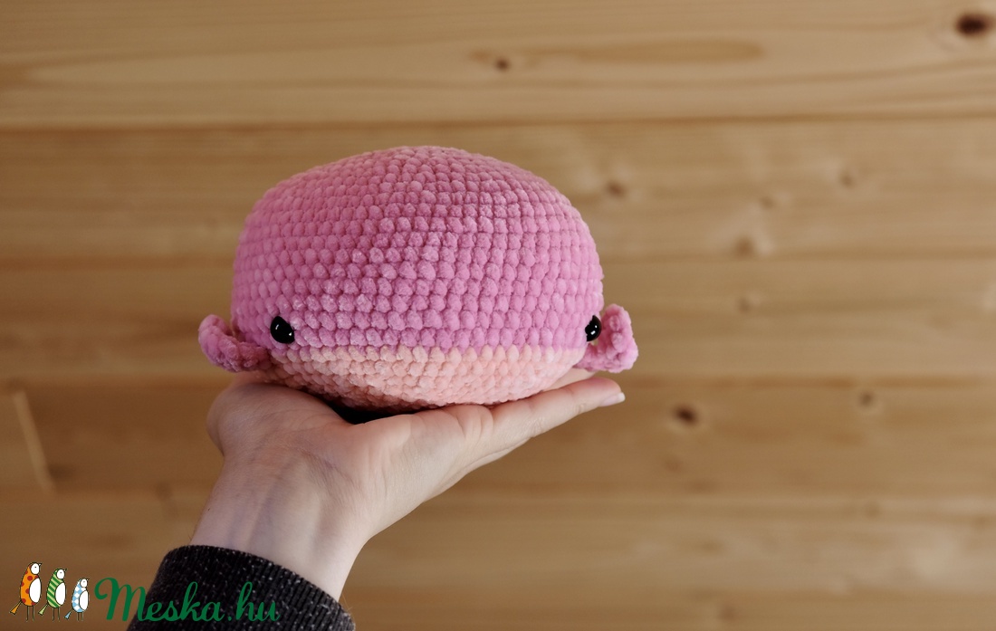 Nagy pink bálna - játék & sport - plüssállat & játékfigura - Meska.hu Nagy pink bálna - játék & sport - plüssállat & játékfigura - Meska.hu