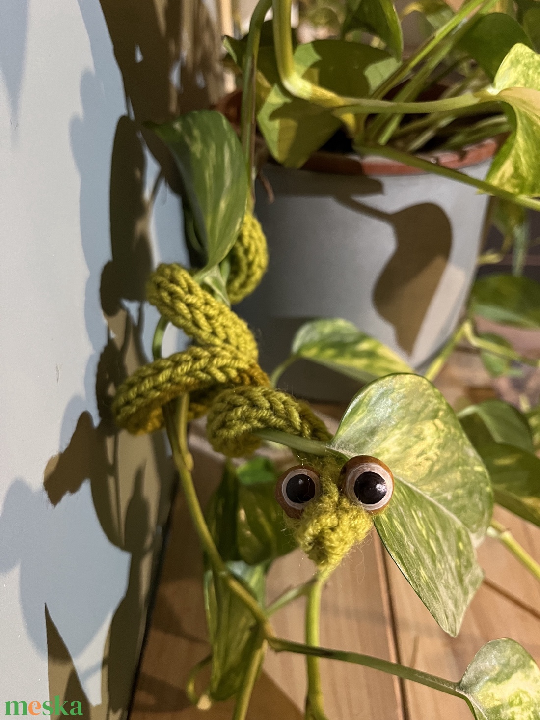 Zöld ágsikló - játék & sport - plüssállat & játékfigura - más figura - Meska.hu